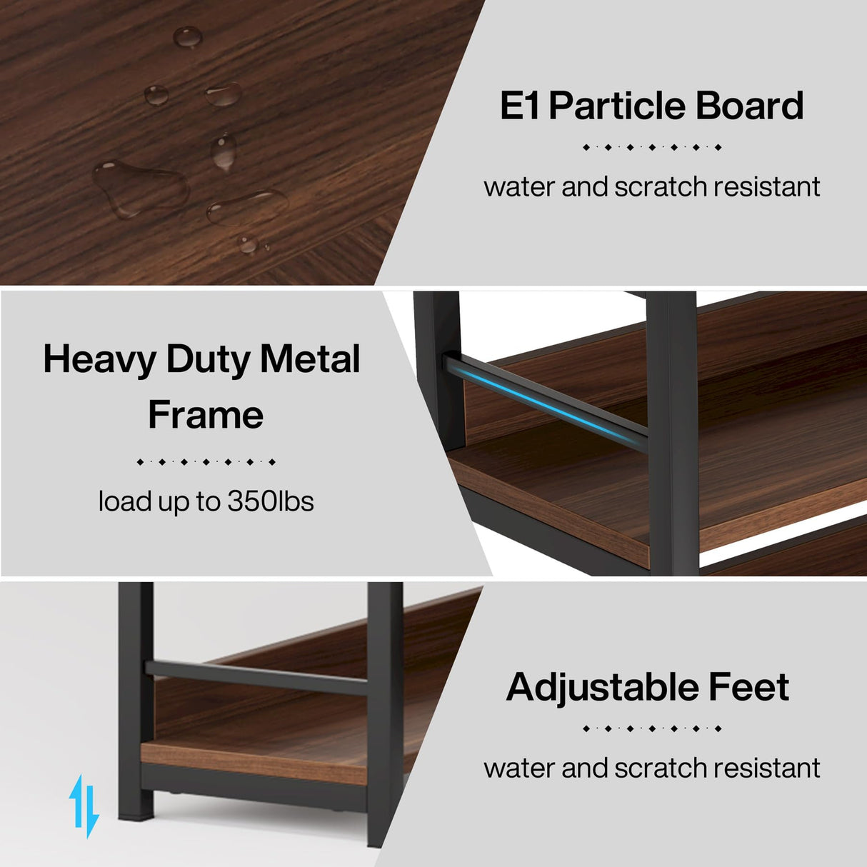 Tribesigns 9 Tiers Corner Shoe Rack, Tall Vertical Shoe Rack Organizer, Free Standing Large Shoe Storage Shelf for Entryway Hallway Closet, Space Saving, Rustic Brown Tribesigns