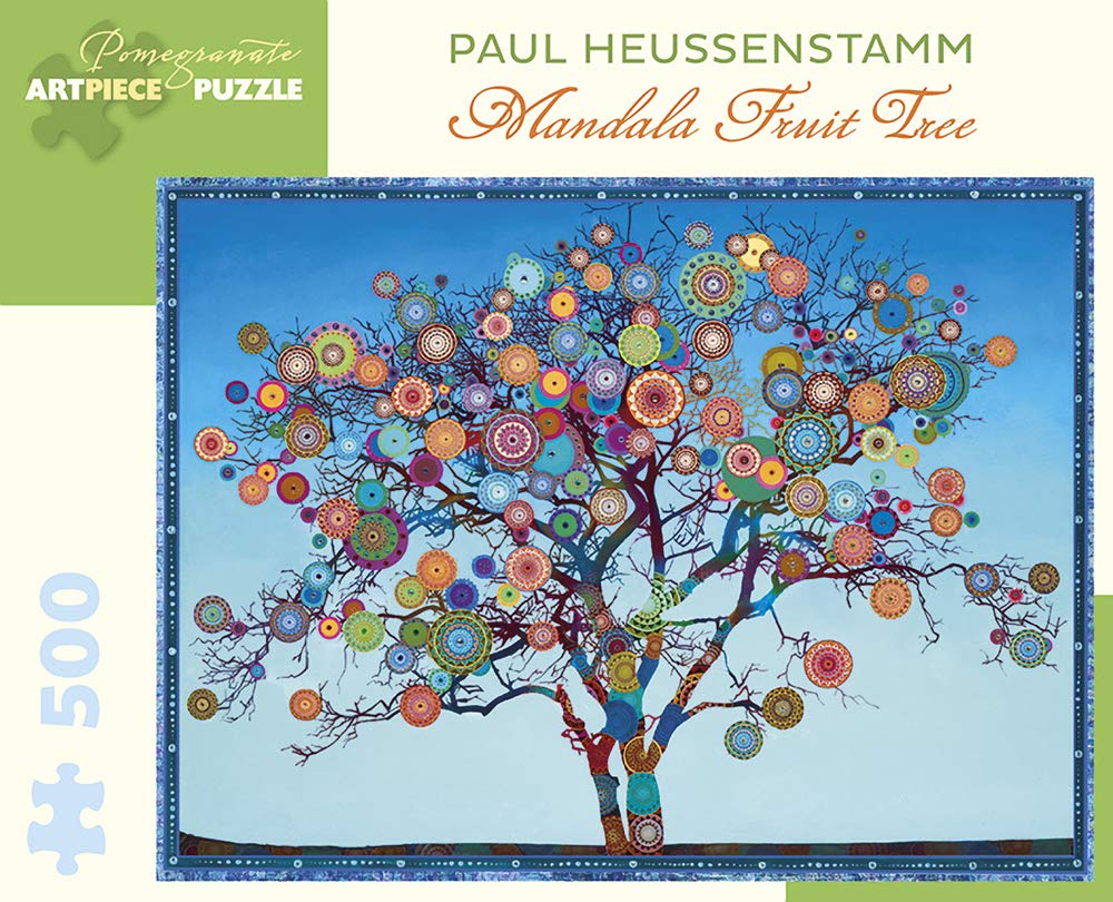 Paul Heussenstamm Mandala Fruit Tree 500-Piece Jigsaw Puzzle Aa964 Pomegranate