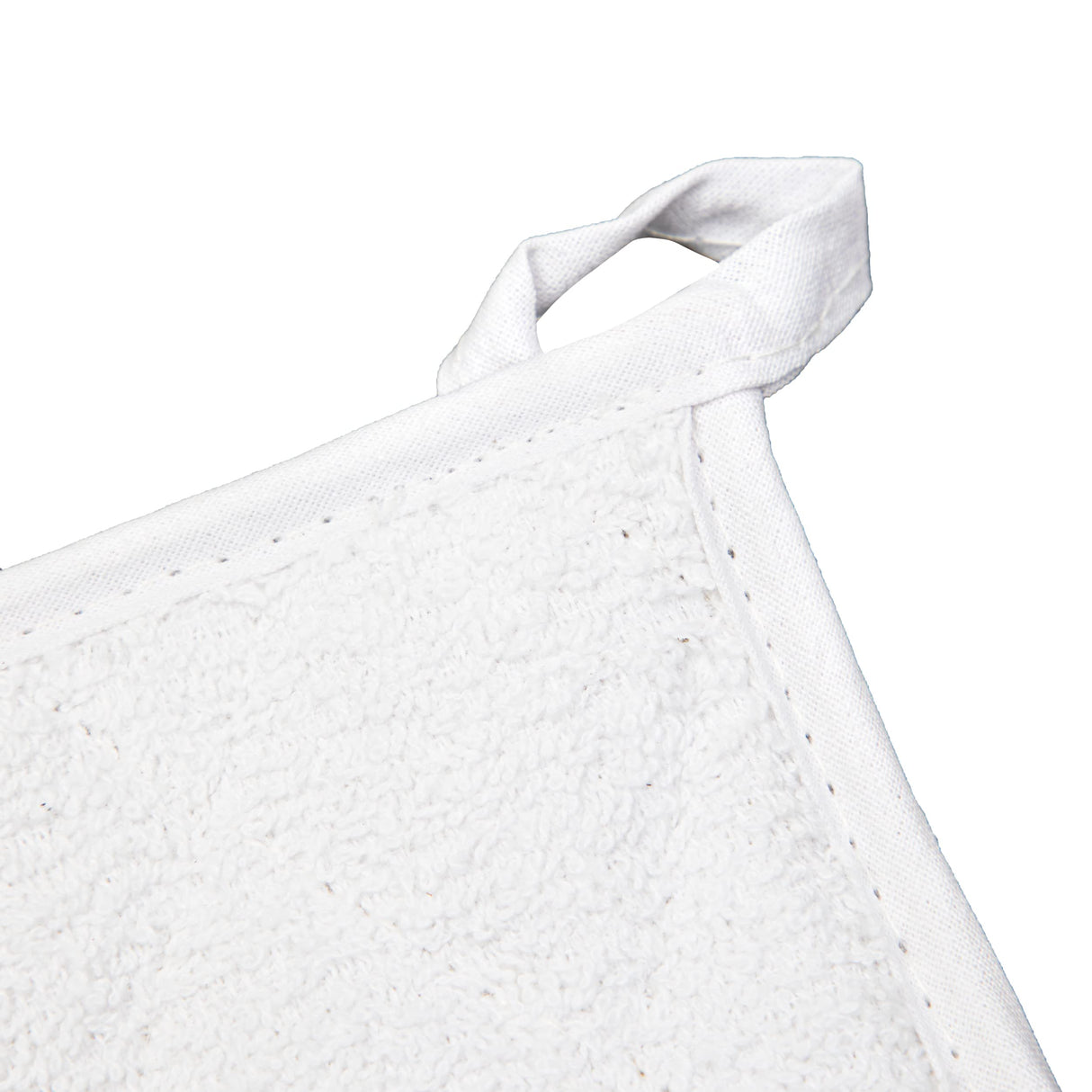 Arkwright Pot Holders for Kitchen - Heat Resistant Square Hot Pads Set of 12, Professional Grade Washable Cotton Coaster for Oven, Cooking and Baking, 7 x 7 in, White Arkwright LLC