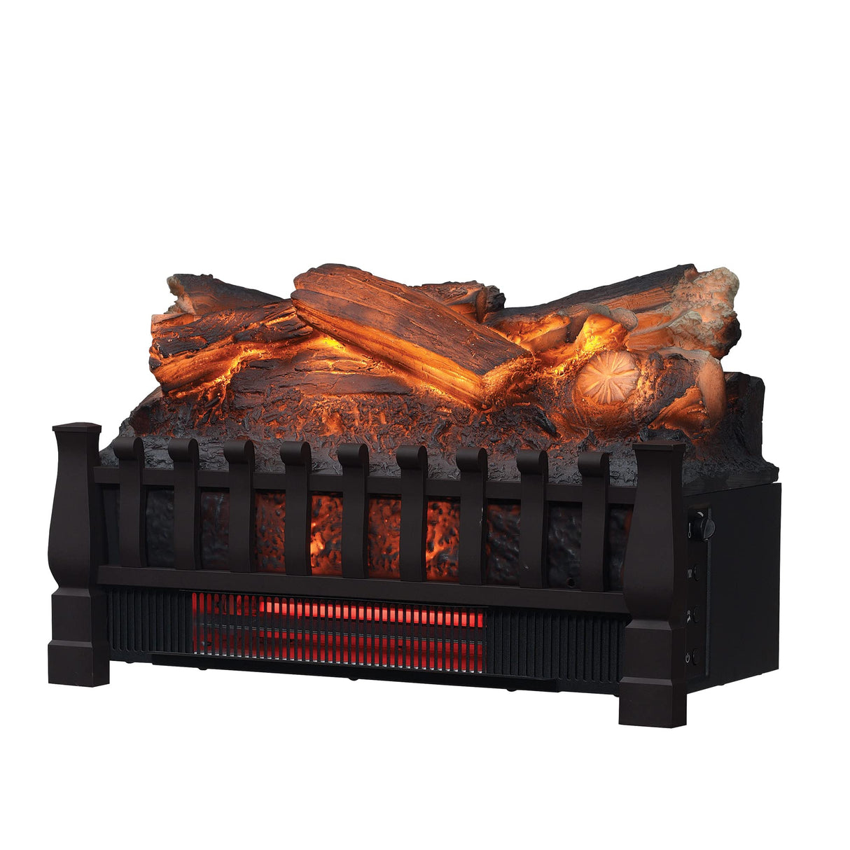duraflame Electric Log Set 1,000 Sq Ft Heater, Faux Logs Insert with Infrared Flames for Existing Fireplaces, Remote Control Included Duraflame