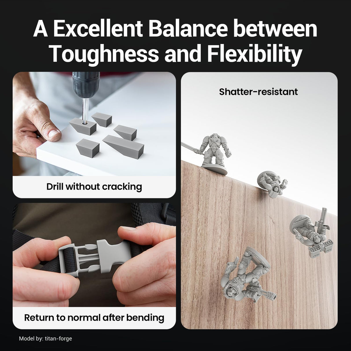 UNIFORMATION HD ABS Like Resin 2KG Hard Tough 3D Printer Resin Photopolymer UV Curing 3D Resin Liquid with High Precision Suit for SLA/LCD/DLP Printing Functional Mechanical Print 2x1KG HD Grey Uniformation