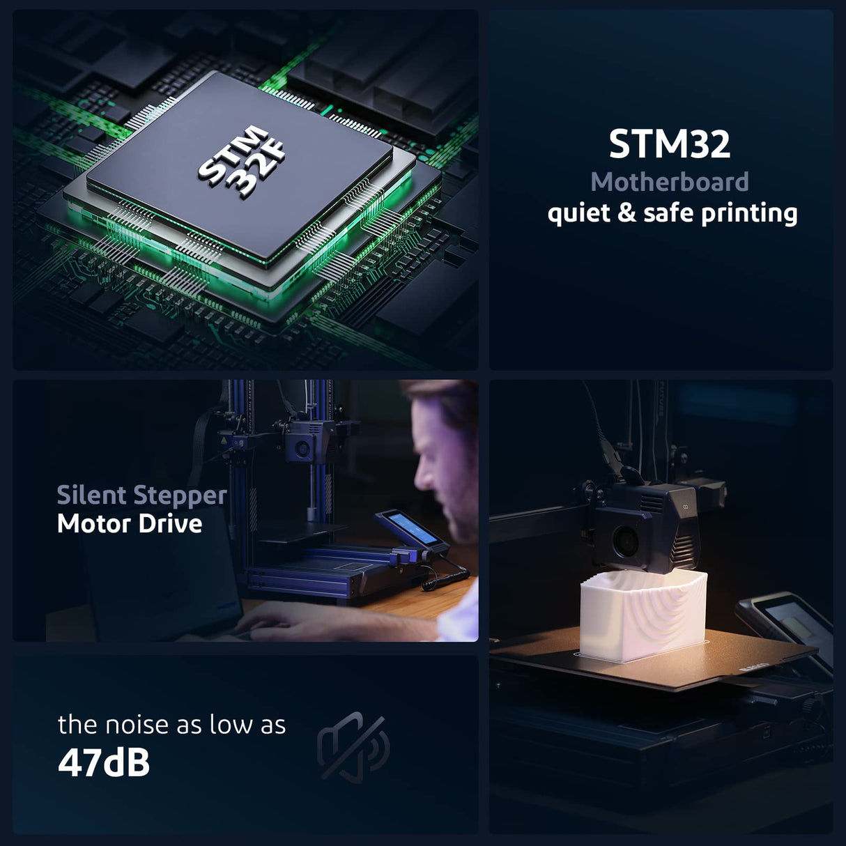 ELEGOO Neptune 3 Pro FDM 3D Printer with Auto Bed Leveling, Dual-Gear Direct Extruder, Dual Lead Screw Drive, Removable Capacitive Screen, 8.85x8.85x11in Large Printing Size ELEGOO