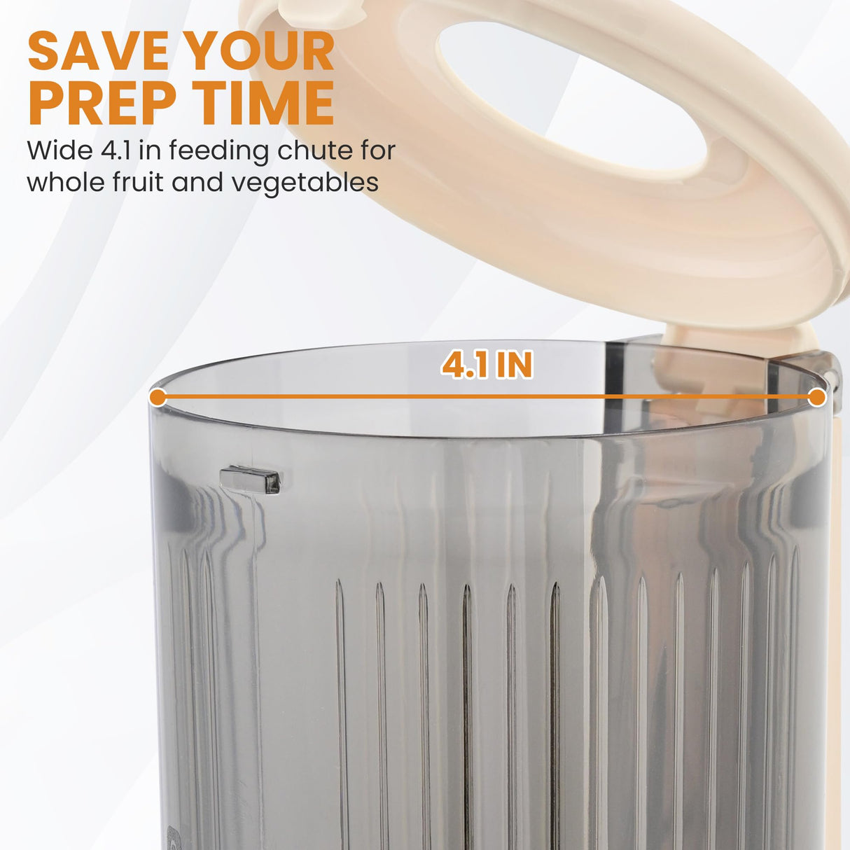 Pukomc Juicer Machines, Cold Press Juicer with 4.1'' Large Feed,Slow Masticating Machines Chute Fit Whole Vegetable And Fruit,High Juice Yield Juicer Easy to Clean Pukomc