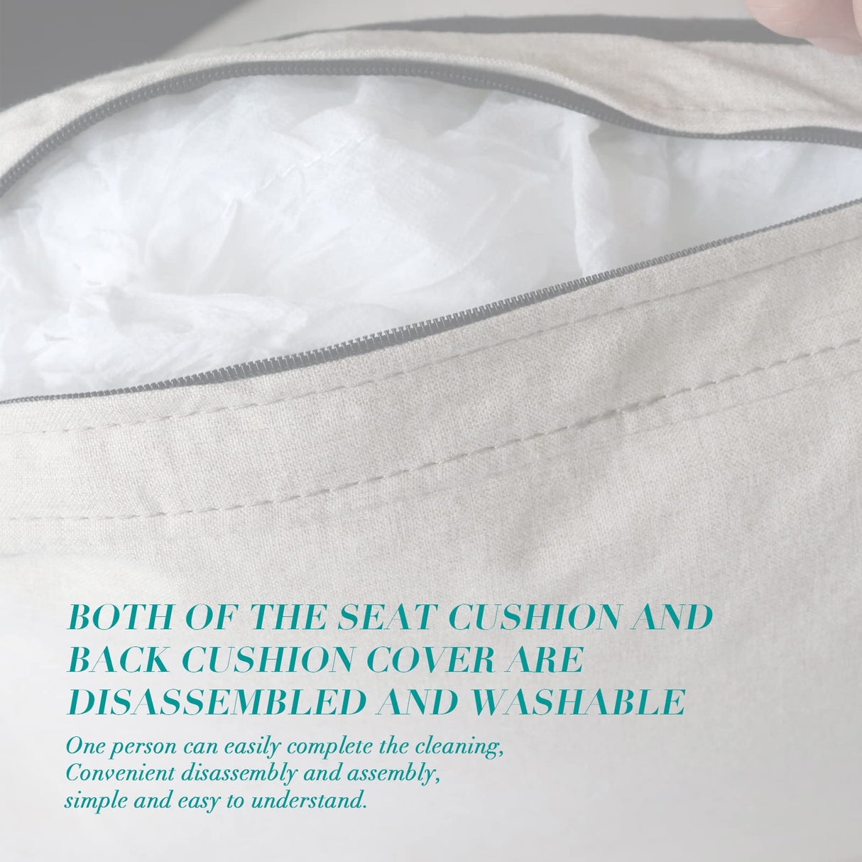 LUMISOL 82" Modern 3-Seater Sofa with Rolled Arms, Tufted Upholstered Couch with Wood Legs and Nailhead Trim for Living Room, Apartment LUMISOL