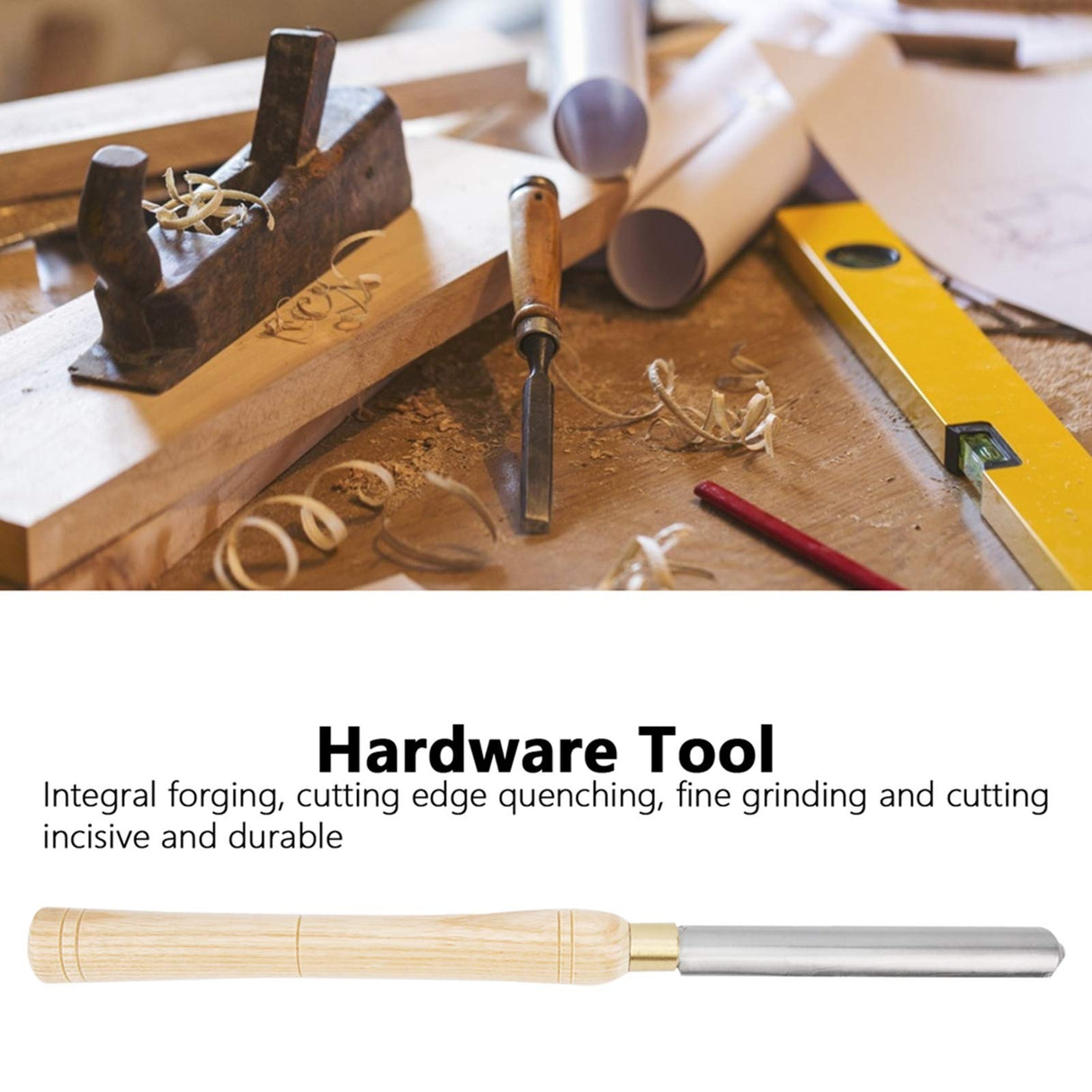 22mm Turning Tools HSS Roughing Gouge Lathe Chisel Wood Turning Tools Woodworking Lathe Chisel Wood Hobbyist or DIY or Carpenter ViaGasaFamido