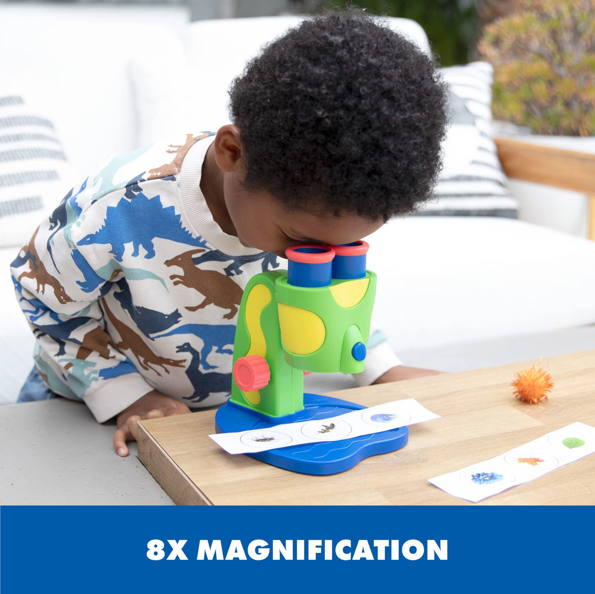 Educational Insights GeoSafari Jr. My First Kids Microscope Toy, Preschool Science, STEM Toy, Classroom Must Haves, Ages 3+ Educational Insights