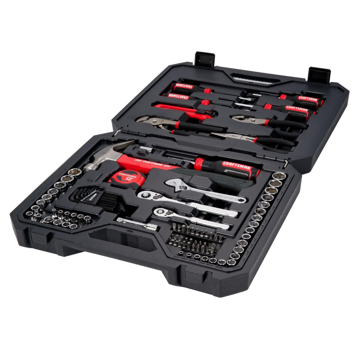 CRAFTSMAN Mechanics Tool Set, 102 Piece Hand Tool and Socket Set SAE/Metric (CMMT99449) CRAFTSMAN