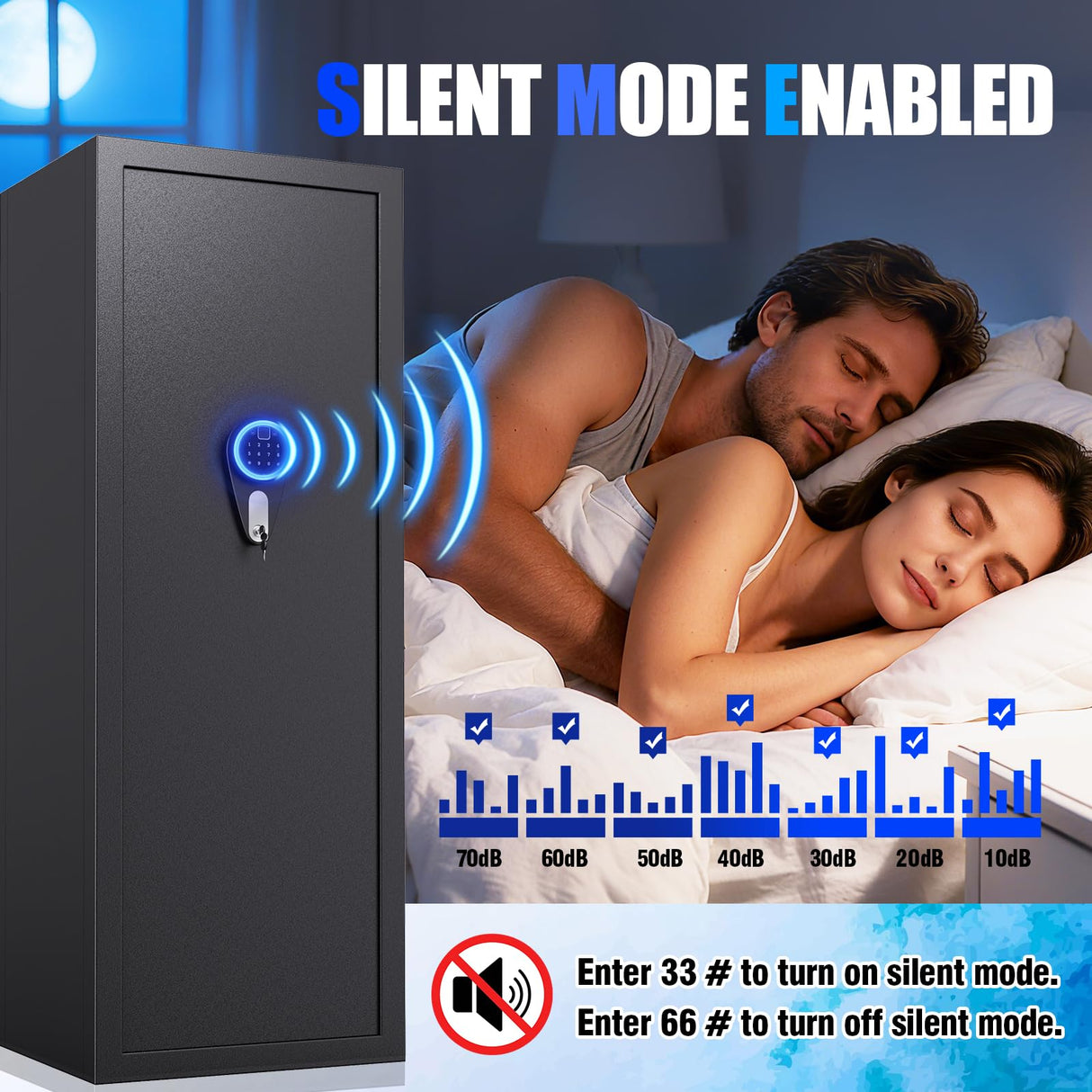 TXTDPL 14-18 Gun Safe,Gun Safe Biometric Fingerprint Fireproof,Quick Access Gun Cabinets for Rifles and Shotguns with Removable Shelves,Easy Assembly,Led Light (57" H X 17.7" W X15.7 D) TXTDPL