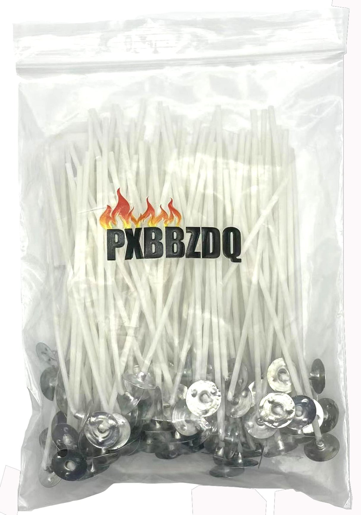 PXBBZDQ 12" Long Pre-Waxed Candle Wicks for Making - 100 Piece Thick Lx Wicks PXBBZDQ