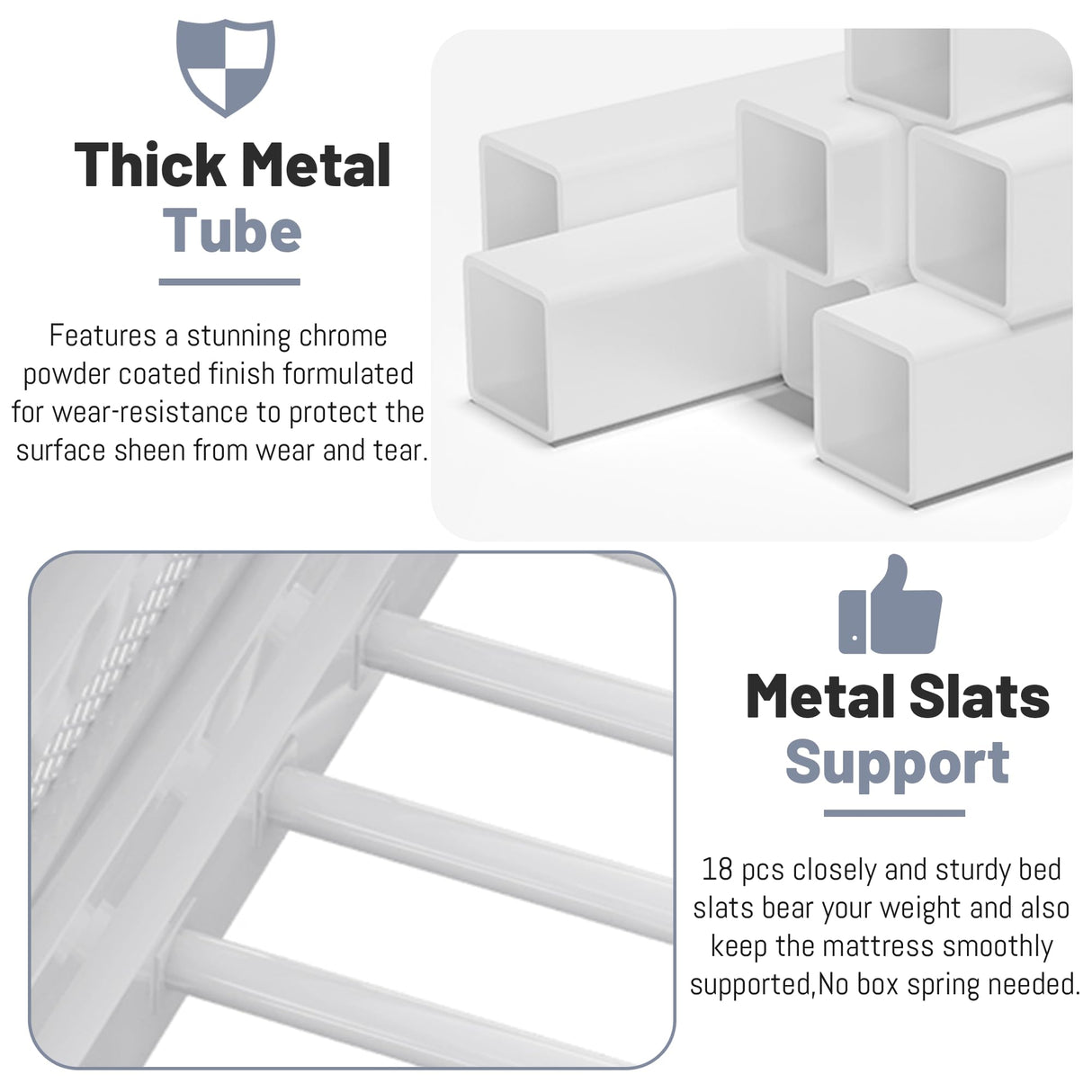 MoproBeti Queen Loft Bed with Desk and Stairs, Metal Lofts Bed Queen Size with Upper Storage Shelf, Gaming LoftBed with LED, Charging Station and Wardrobe for Teens, Adults,White MoproBeti