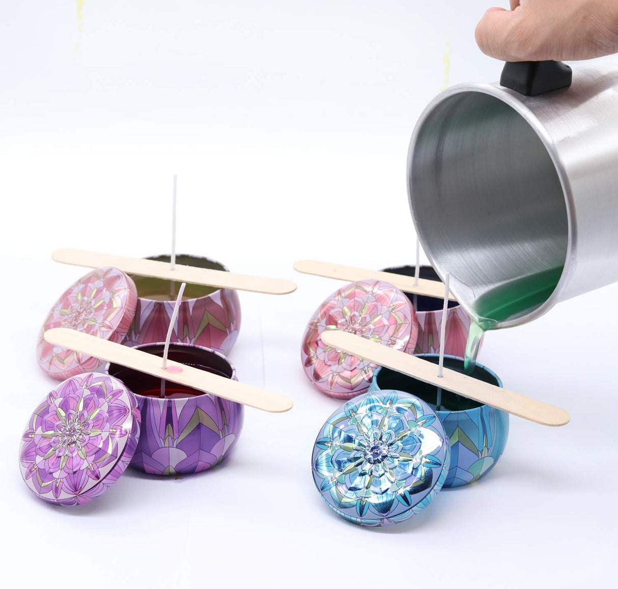 Aroparc Candle Making Pouring Pot 101oz, Wax Melting Pot, Dripless Pouring Pitcher for Candle Making Aroparc