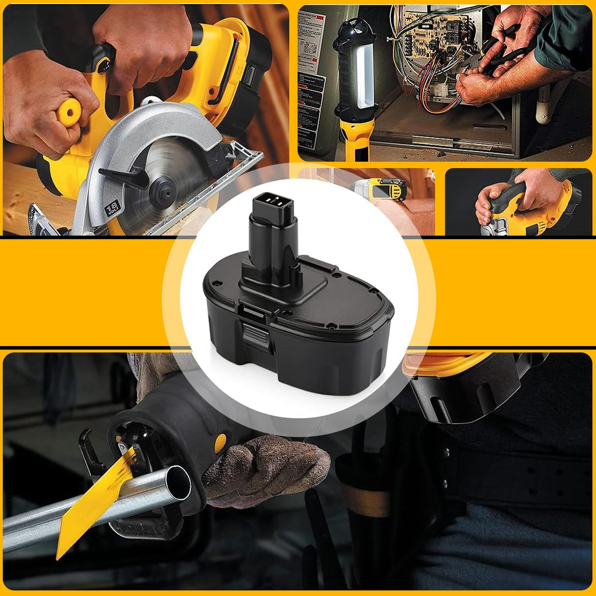 energup 2Pack 18V 4.5A Replacement Dewalt 18V XRP Battery DC9096 DC9099 DC9098 DW9099 DW9098 Dewalt 18Volt Batteries, with DC9310 Dewalt Charger for Dewalt 7.2-18V 18V Dewalt Battery Charger energup