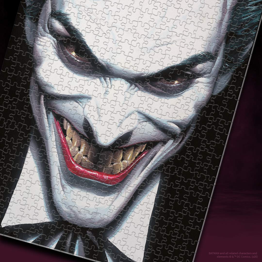USAOPOLY The Joker Crown Prince of Crime 1000 Piece Jigsaw Puzzle | Collectible Puzzle Featuring Crime Villain Joker | Officially Licensed DC Comics Merchandise (PZ010-536-002000-06) USAOPOLY
