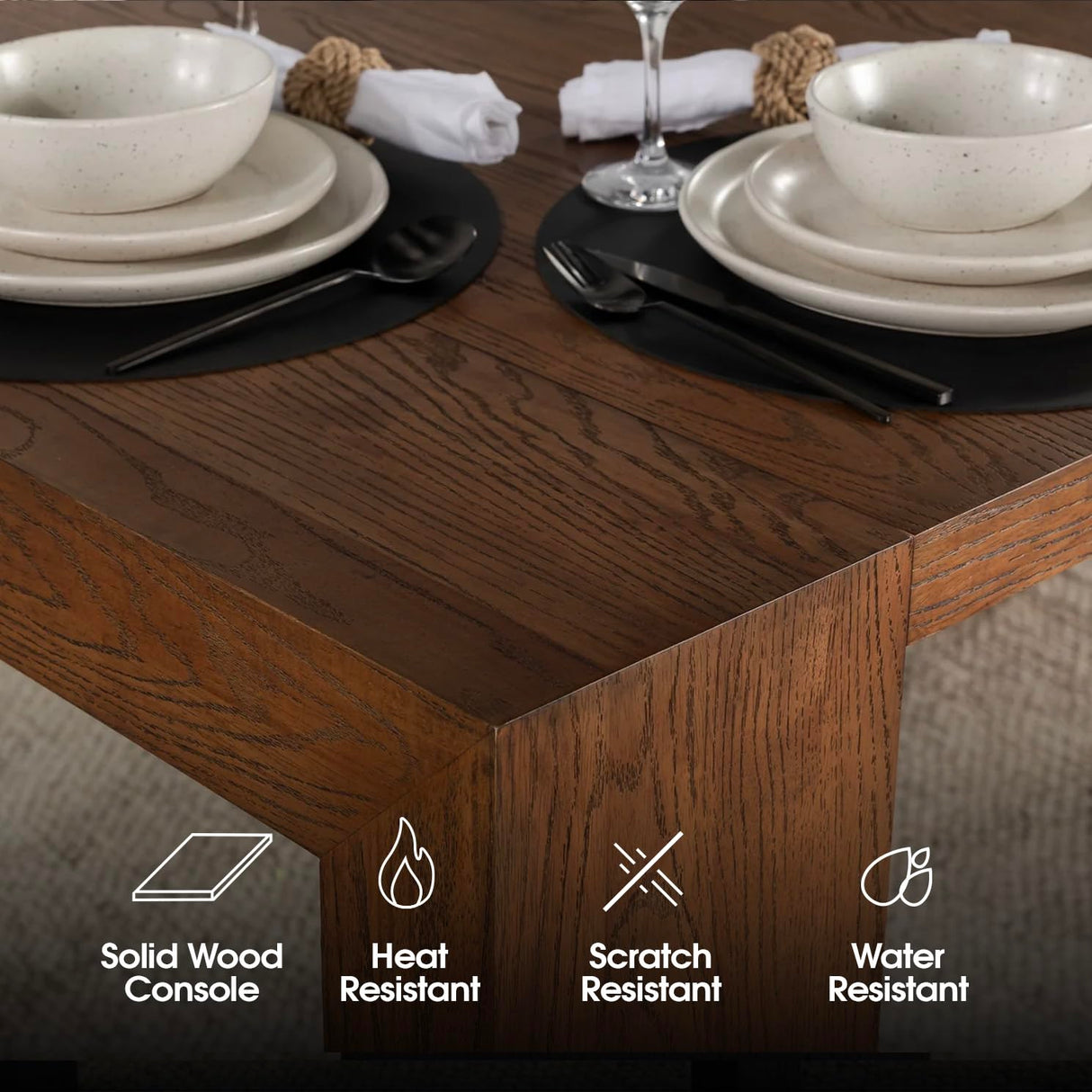 Transformer Table Dining Table Set for 4 to 12 Approved by Marie Kondo, Expandable Dining Table with 4 Dining Chairs and Extendable Bench, Brown Wood Table Set (Brown, Table + 4 Chairs + Bench) Transformer Table