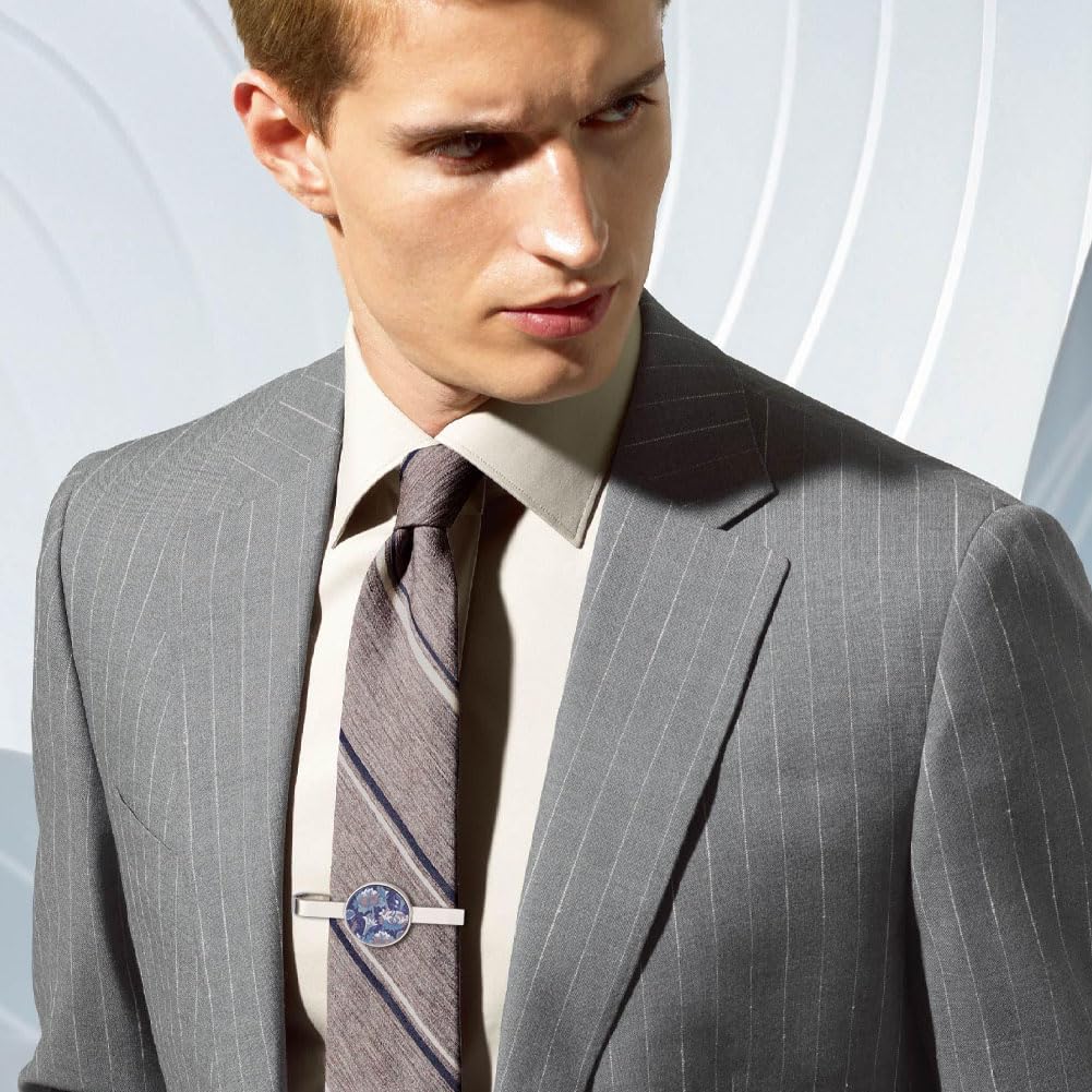 BAOZOON 3 Pcs Sublimation Tie Clip Blanks for Men Metal Tie Bars Heat Transfer DIY Tie Pins Pinch Clip for Wedding Birthday Business Holiday Parties BAOZOON