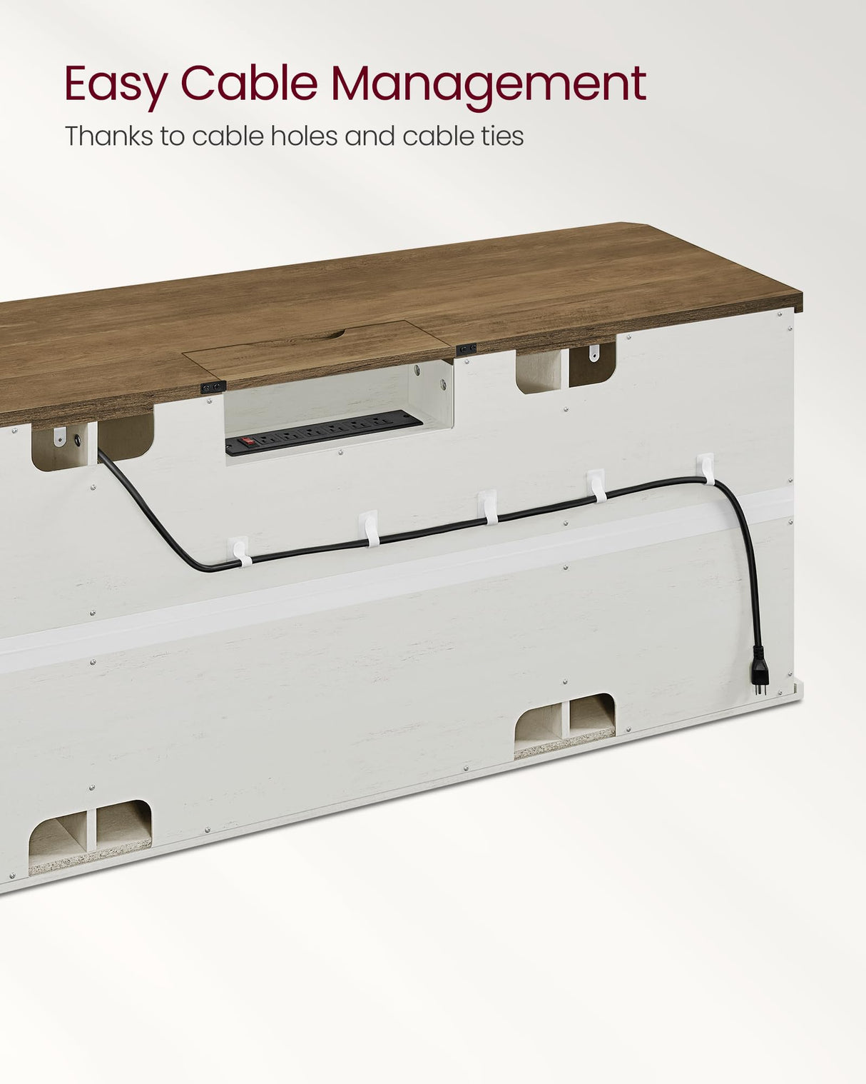 VASAGLE TV Stand for TVs up to 65 Inches, Farmhouse Entertainment Center with Sliding Barn Doors, TV Console Table for Living Room, Rustic White and Honey Brown ULTV324W73 VASAGLE