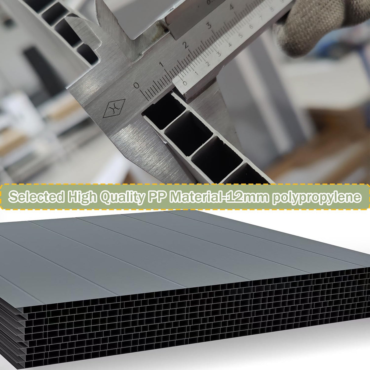 Outdoor Storage Shed 6x6 FT, Resin Shed with Floor & Window, Lockable Door, Vents, Outside Sheds & Garden Shed for Patio Furniture, Gardening Tools, Pool Equipment (Dark Gray, 6 * 6ft) OUEEEDD