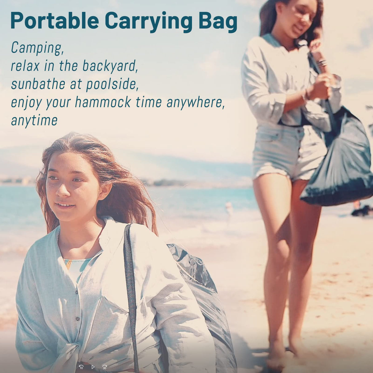 SUPERJARE 12 FT Hammock Stand Only, 450 lbs Capacity Heavy Duty Steel Hammock Stand, Portable Carrying Bag, 2 Person, Rust-Resistant Finish, Perfect for Patio, Camping, Indoor, Outdoor - Black SUPERJARE