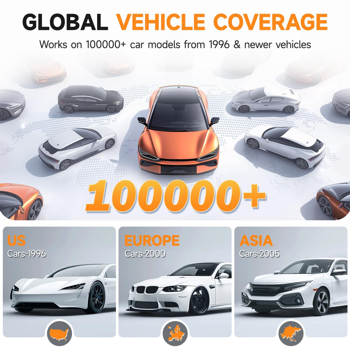 FOXWELL NT301 OBD2 Scanner Live Data Professional Mechanic OBDII Diagnostic Code Reader Tool for Check Engine Light FOXWELL