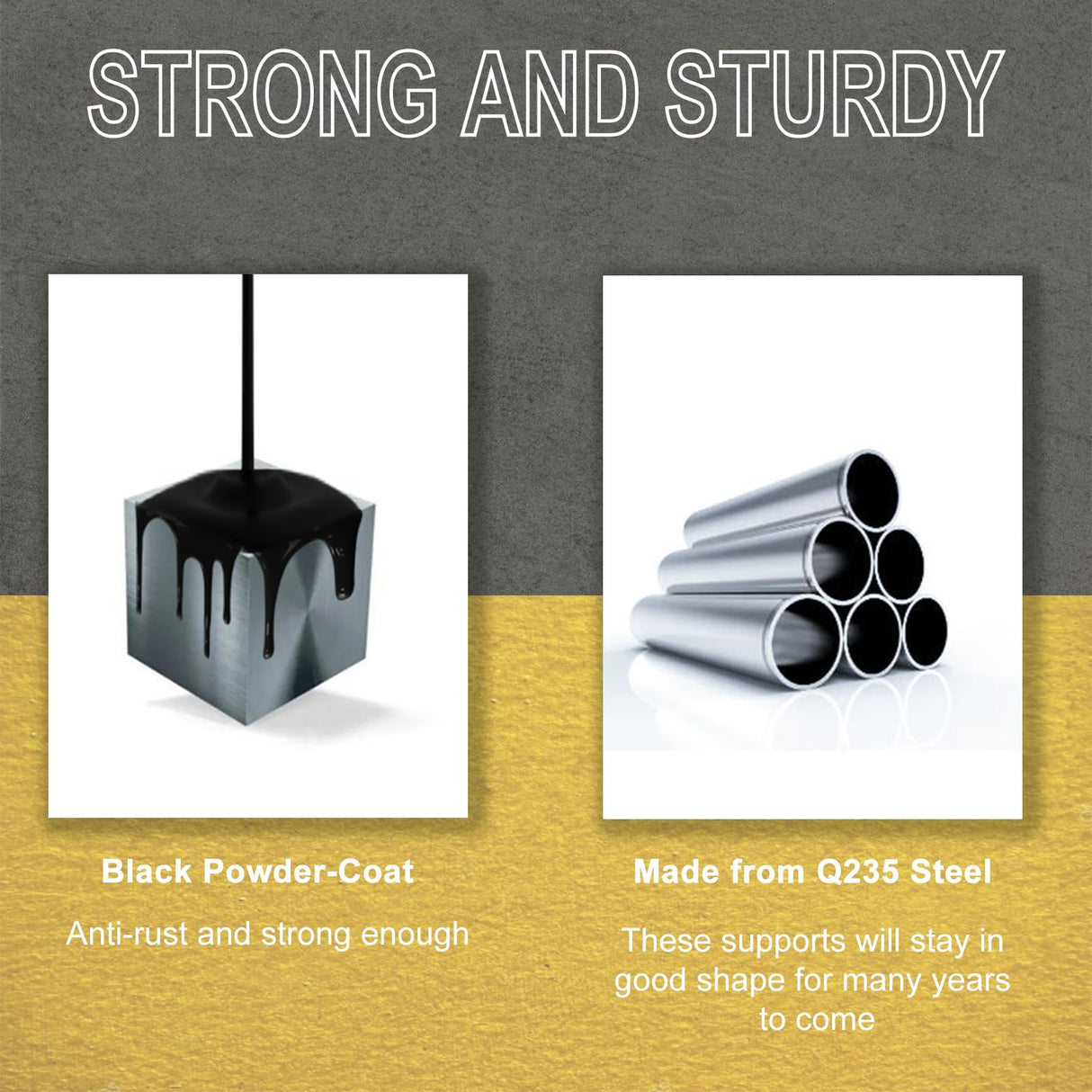 FNXAOR 4x4 Post Base 6 Pcs, Inner Size 3.5"x3.5" Fence Post Base Brackets, Metal Post Anchor Matte Black Wood Post Brackets Heavy Duty Powder-Coated for Pavilion Deck Railing Support Deck Base Plate FNXAOR