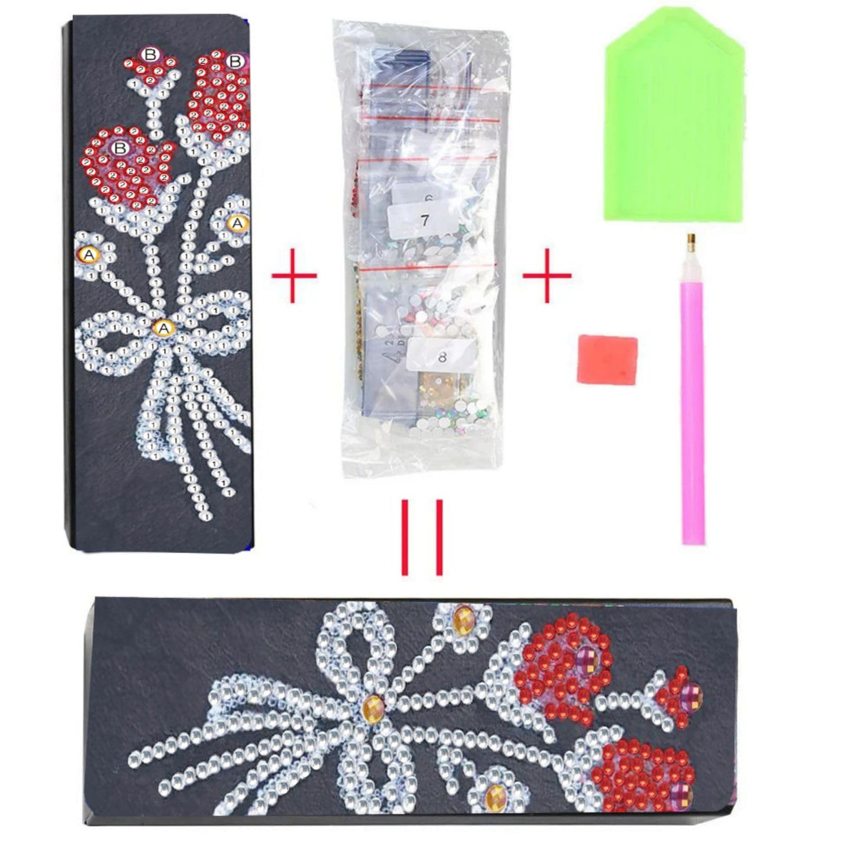 ARTopet Diamond Art Painting Eye Glass Case Portable Retro Sunglasses Glasses Storage Box Anti-Stress for Travel Sunglass (Mandala) ARTopet