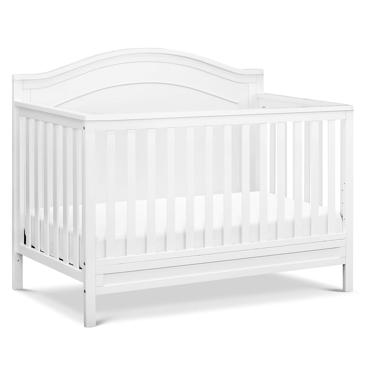 DaVinci Charlie 4-in-1 Convertible Crib in White, Greenguard Gold Certified DaVinci