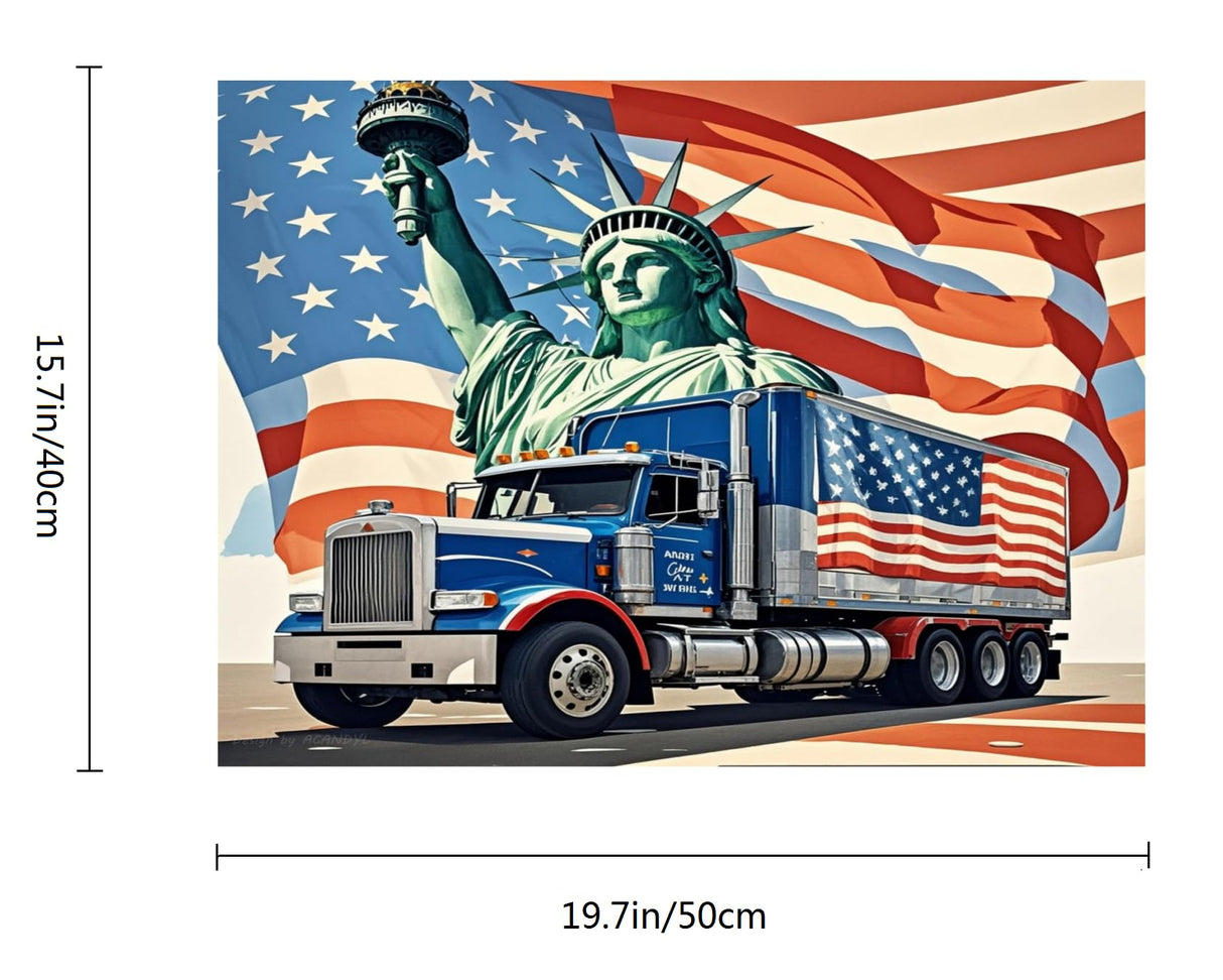 ACANDYL Car DIY Paint by Numbers Kit for Adults Paint by Numbers Beginner Truck Canvas Painting by Number DIY Acrylic Oil Painting on Canvas Arts Craft Decoration 16x20 in ACANDYL