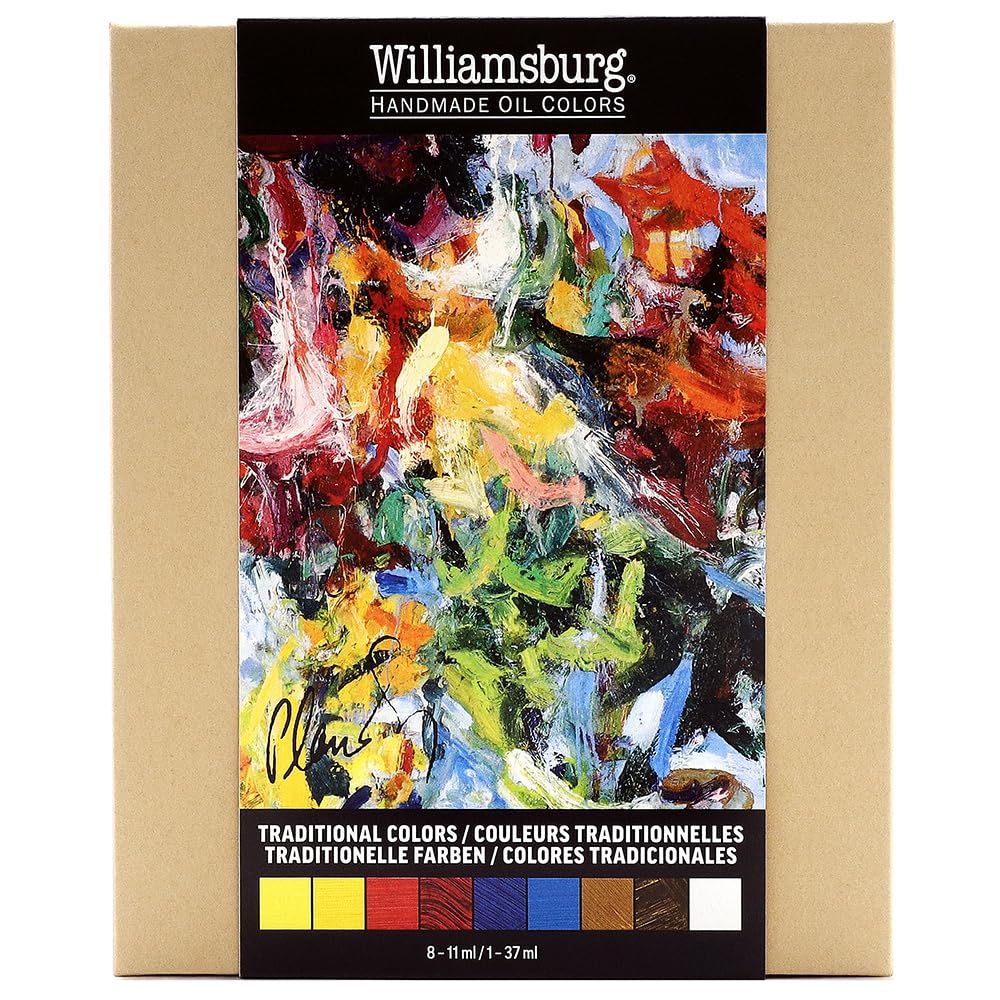 Williamsburg Artist Oil Colors by GOLDEN, Traditional 11ml Set Williamsburg