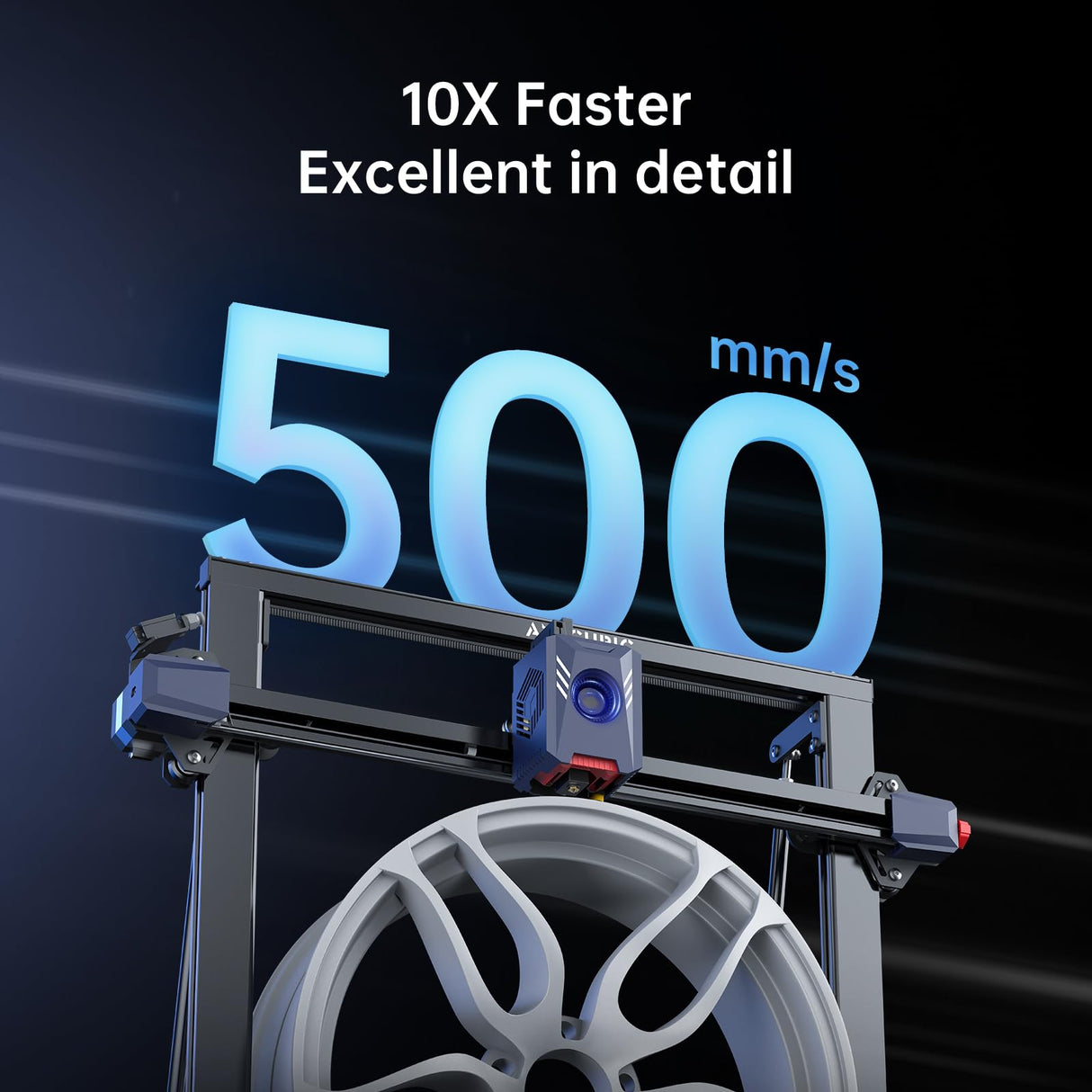 Anycubic Kobra 2 Max 3D Printer, 88L Large 500mm/s Printing Volume with Auto Leveling, Vibration Compensation & Flow Control for Enhanced Print Quality ANYCUBIC