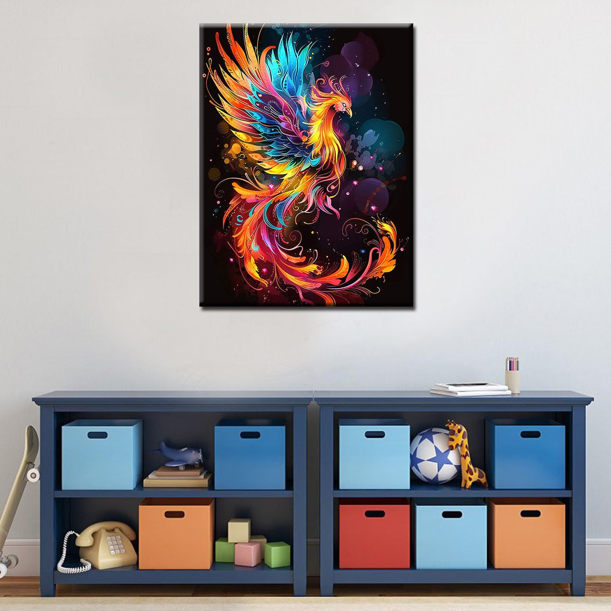 Tucocoo Diamond Painting Kits for Adults, Pink Phoenix Full Drill Round Diamond Cross Stitch Statue of Buddha Flower Diamond Painting by Number Kits Rhinestone Embroidery Arts Craft 12x16 inch Tucocoo