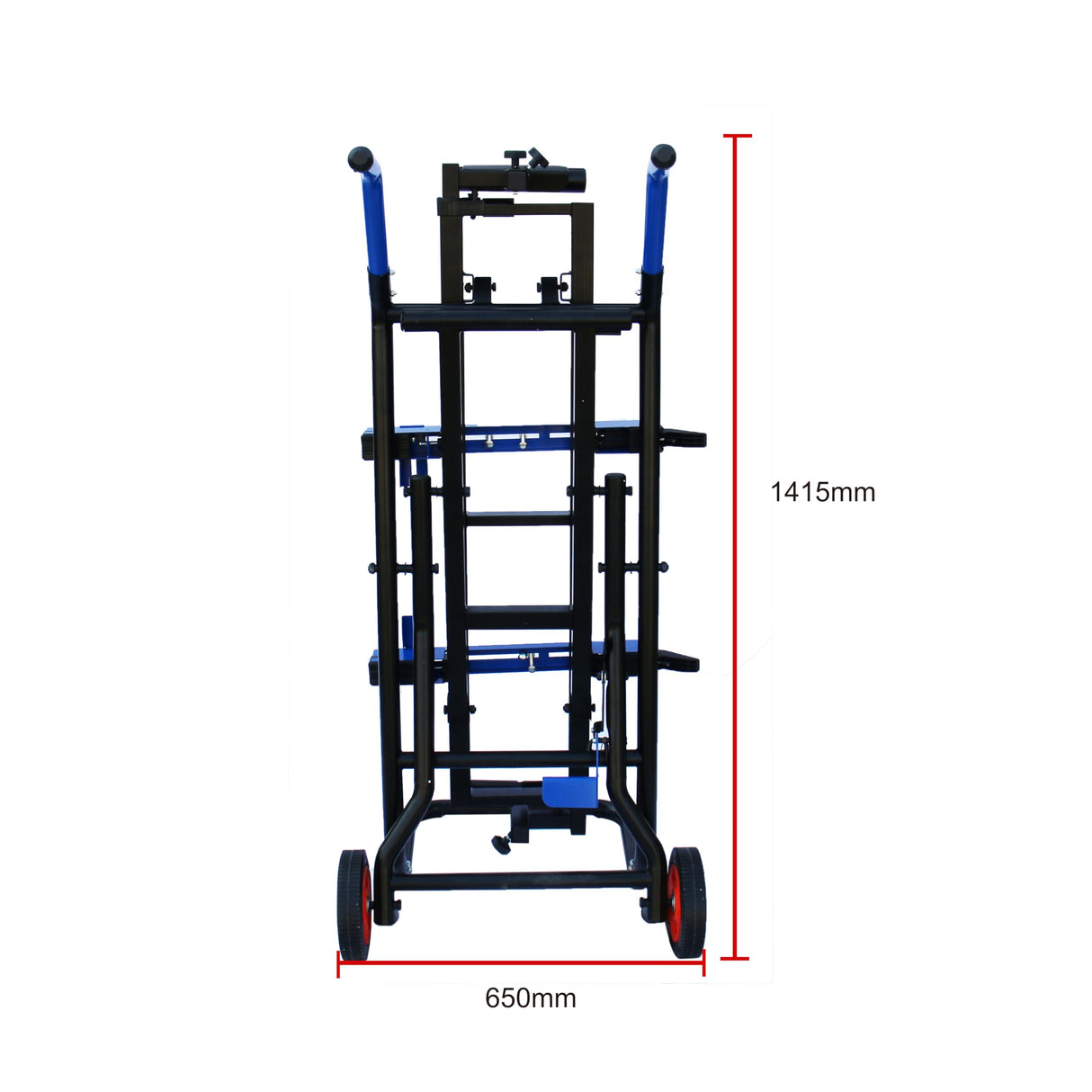 MENIPHIB Folding Portable Tile Saw Stand, miter saw stand with wheels,collapsible and portable, saw stand table, chop saw roller stand, saw horse roller stand, mitre saw stand, Blue, S5250010 MENIPHIB