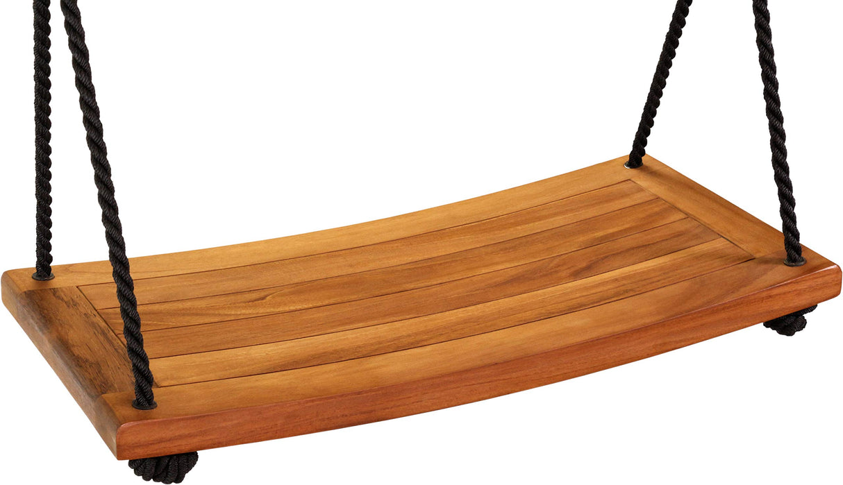 AquaTeak 24" Asia Curve Teak Swing AquaTeak