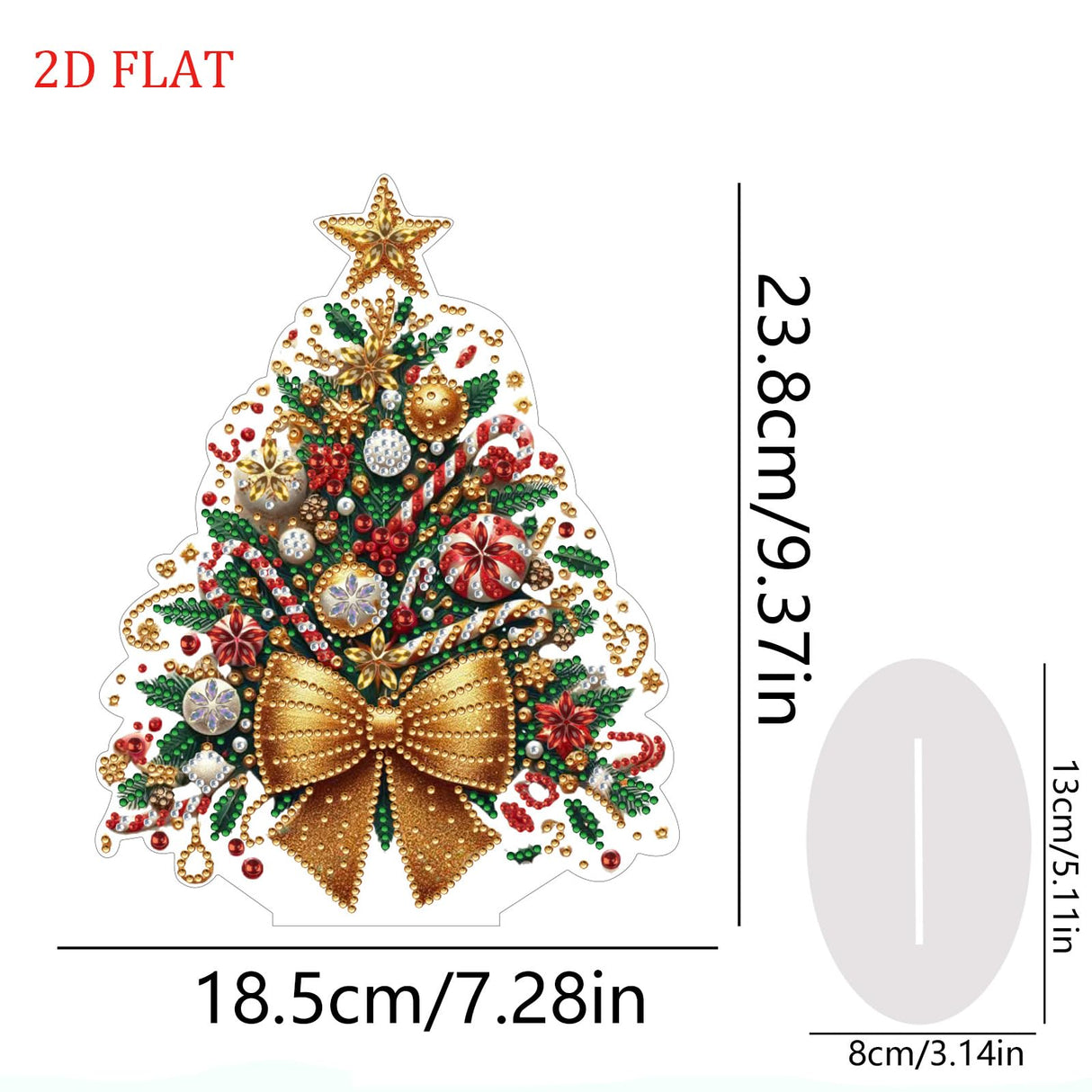 Sulunmo Diamond Art Kits for Adults - Diamond Painting Ornaments, DIY 5D Diamond Art Statues Diamond Dots Sculpture(Christmas Tree-139) Sulunmo