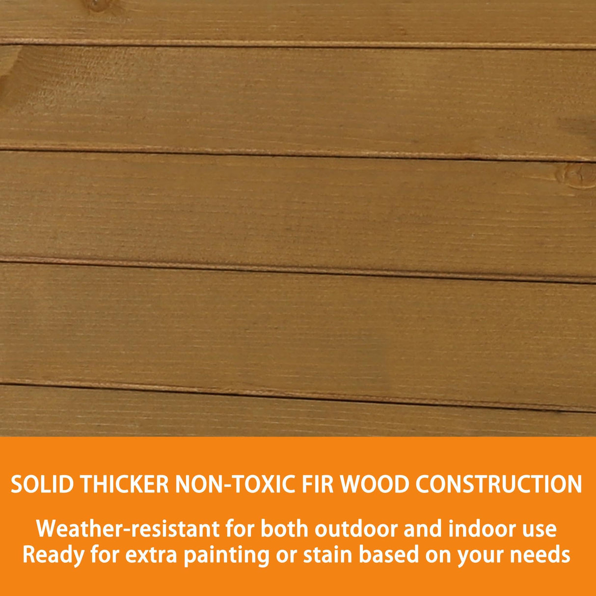 Yardenaler Outdoor Wood Potting Bench, Garden Horticulture Workstation with Removable Stainless Sink, Shelves, Drawers & Hooks, Natural Wood Yardenaler