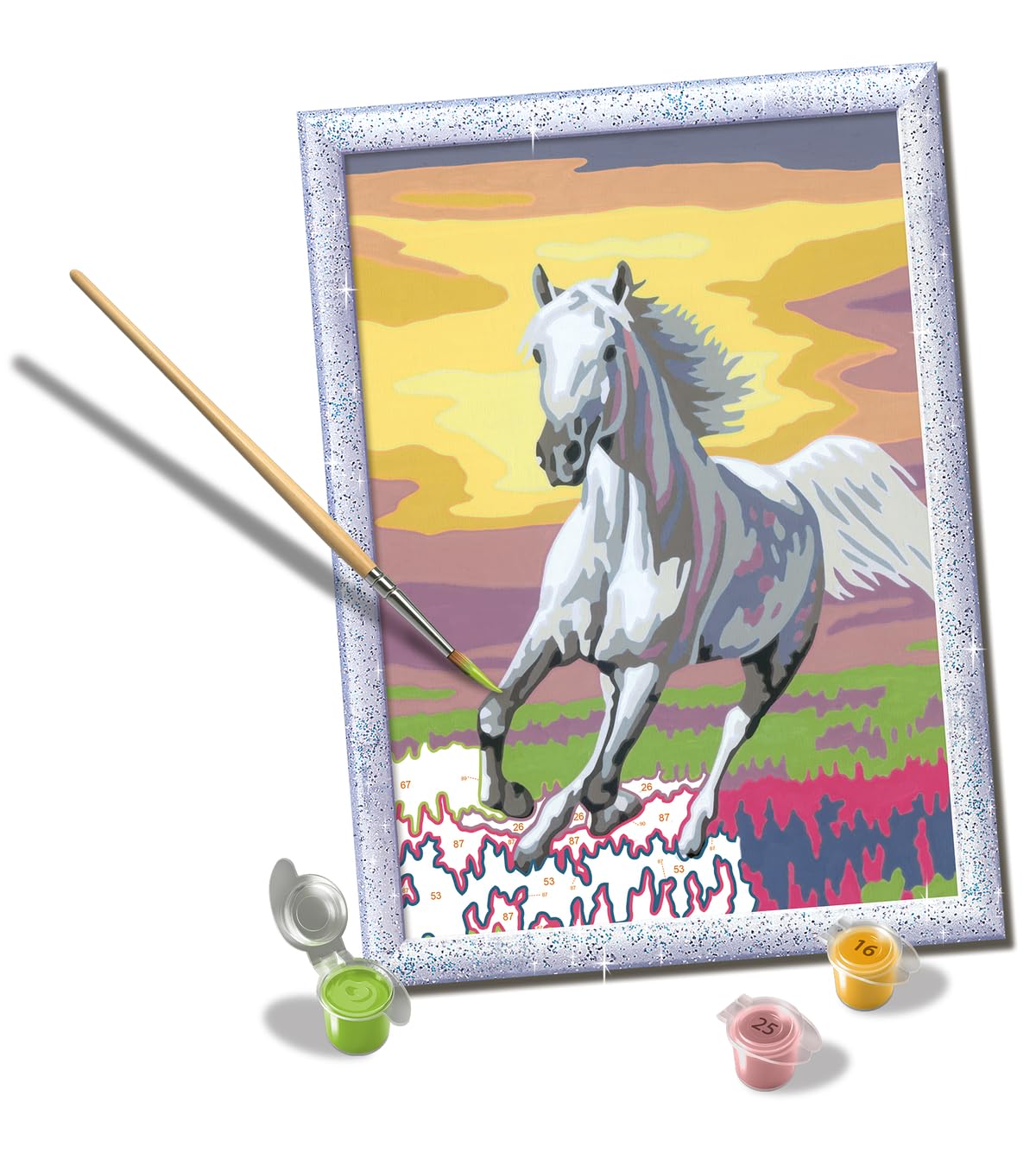Ravensburger CreArt Horse at Sunset Paint by Numbers Kit for Kids - 25977 - Painting Arts and Crafts for Ages 9 and Up Ravensburger