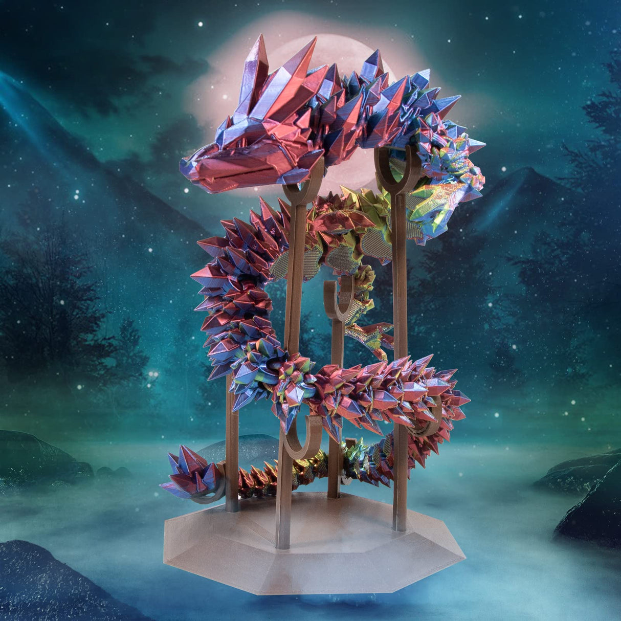 iSANMATE PLA Filament 1.75mm, 3D Printer Filament Silk Red Yellow Blue Color Changing PLA, Silk PLA Tri Colors Filament, 3D Printing Filament +/-0.03mm, 1KG Spool iSANMATE