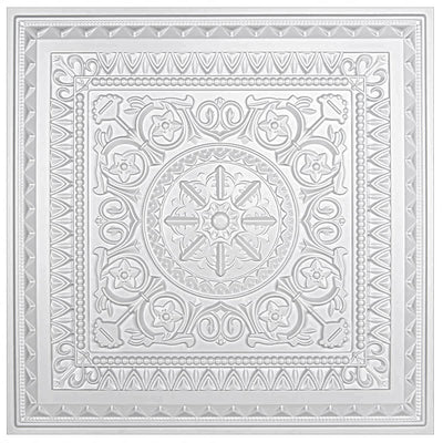 Art3d Drop Ceiling Tiles, Glue up Ceiling Tiles, 2'x2' Plastic Sheet in White (12-Pack, 48 Sq.ft)