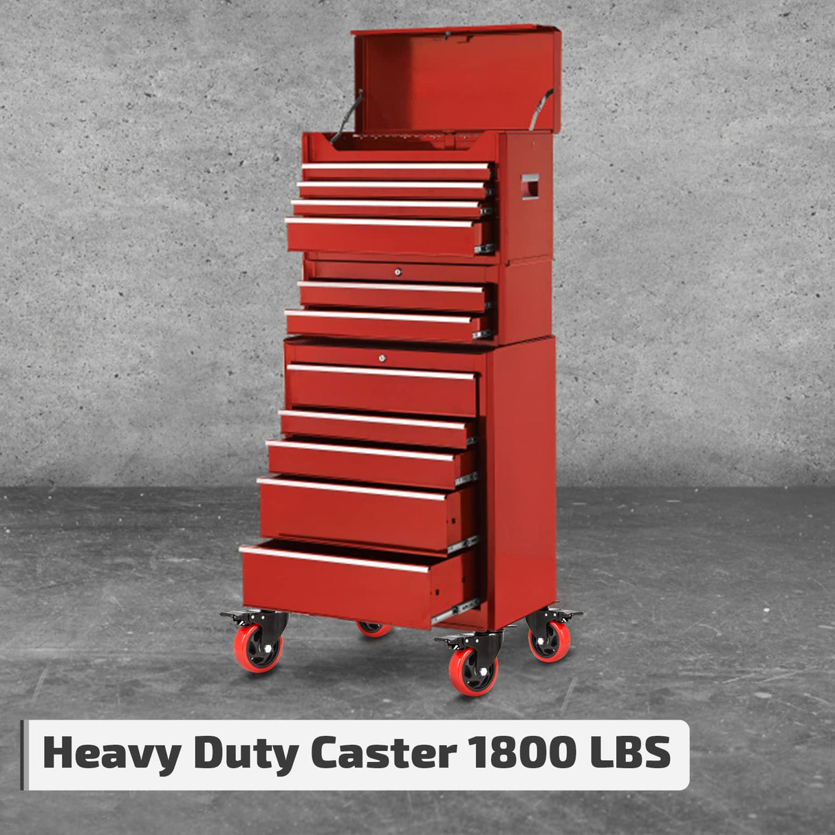 Nefish 4 Inch Industrial Caster Wheels with Brake, Casters Set of 4 Heavy Duty Industrial Grade Casters, Non-Marking Polyurethane Wheels, Workbench Casters 1800 Lbs for Cart, Furniture, Shelving Nefish