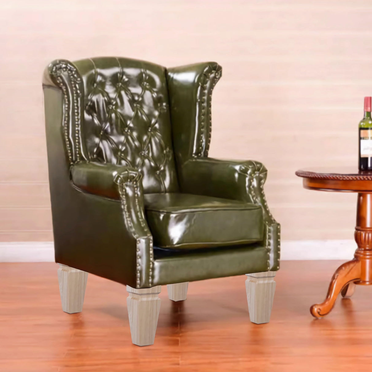 Square Wood Furniture Legs Set of 4 - Wooden Replacement Feet for Couch, Bed, Bench, Dresser, Rubber Wood Parts for Table, Sofa, Wooden Legs Chairs Complete with Installation Hardware, 6 inch Natural Texphw