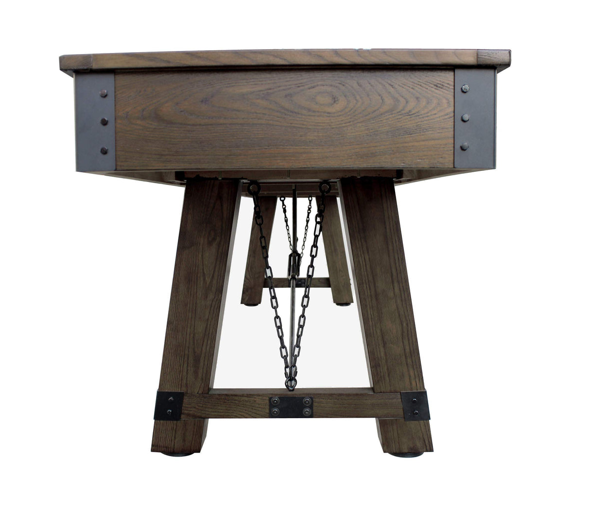 Hathaway Cheyenne 12' Shuffleboard Table, Rustic Oak (BG50354) Hathaway