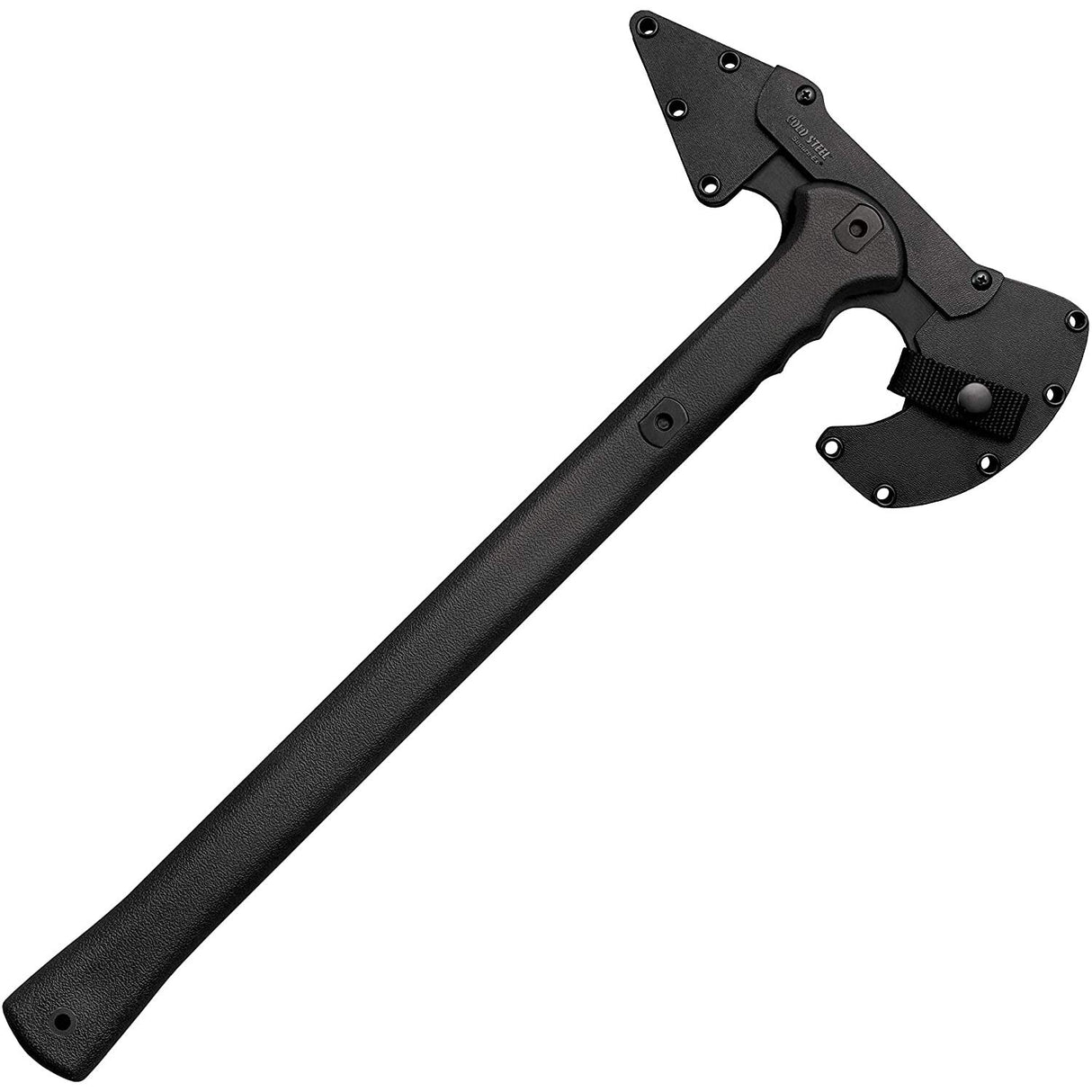 Cold Steel Drop Forged Tomahawk Survival Hatchet - Great for Camping, Survival, Outdoors and Chopping Wood, Trench Hawk - Black, One Size Cold Steel
