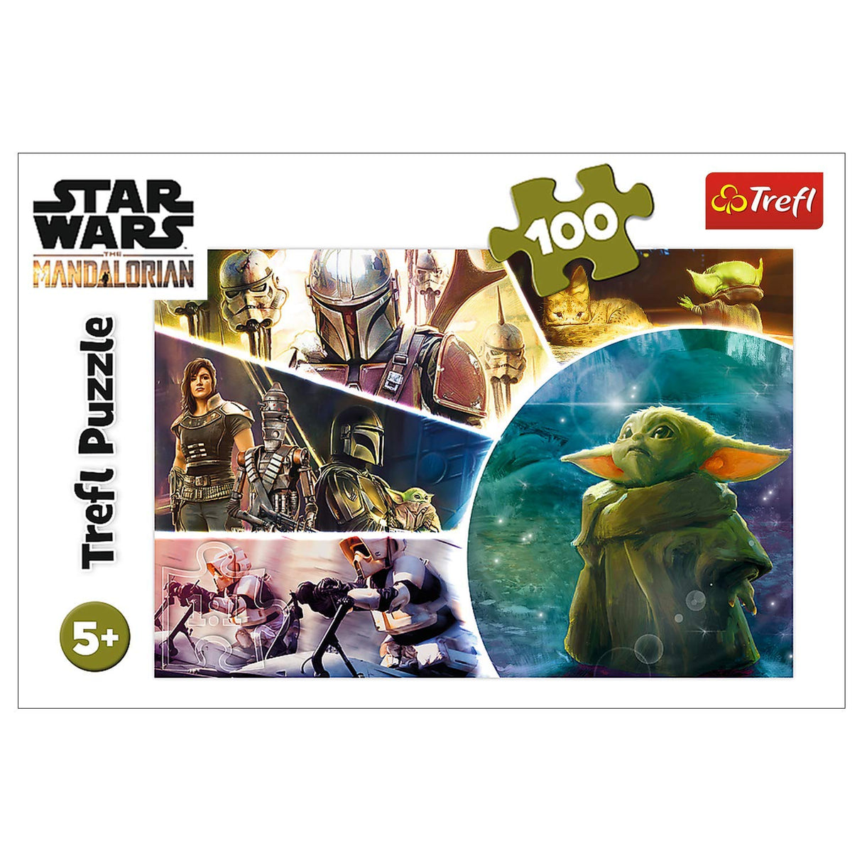 Trefl 16413 Baby Yoda, Star Wars 100 Pieces, for Children Aged 5 and Over Jigsaw Puzzle Trefl