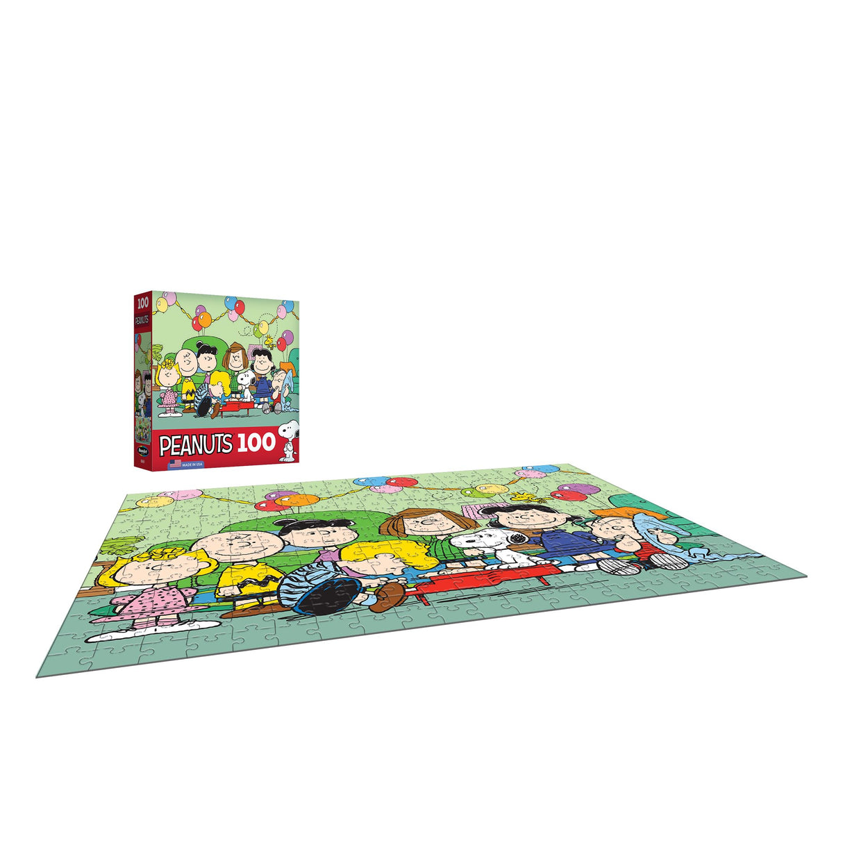 RoseArt - Peanuts - Birthday - 100 Piece Jigsaw Puzzle for Kids and Adults RoseArt