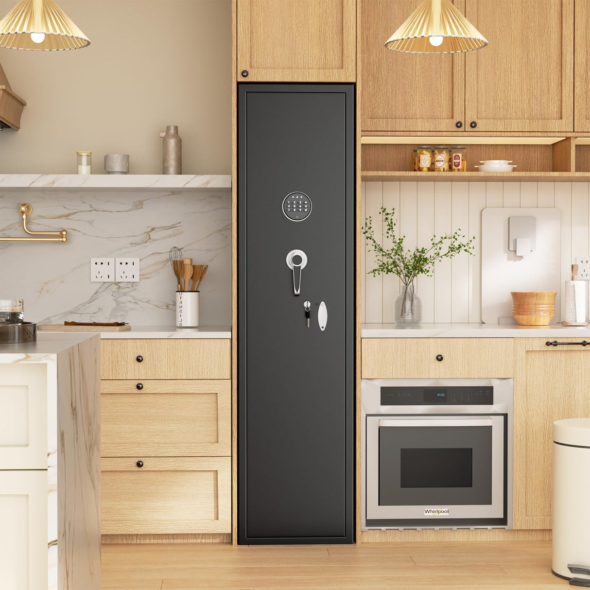 INTERGREAT 4-6 Gun Safes,Gun Safe for Rifles and Pistols,Shotgun Rifle Safe,Gun Safes for Rifle and Shotguns,with Digital Keypad/Removable Shelf for Rifles Safes INTERGREAT