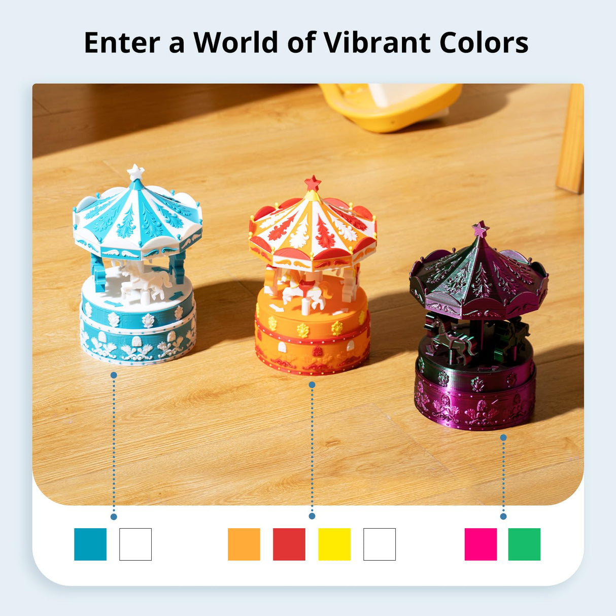 Anycubic ACE Pro Only Box- Not for Anycubic Kobra S1, Only Compatible with Kobra 3 3D Printer, Multi Color 3D Printer Automatically Filament System, Filament Dryer Nozzle Clog Detection ANYCUBIC