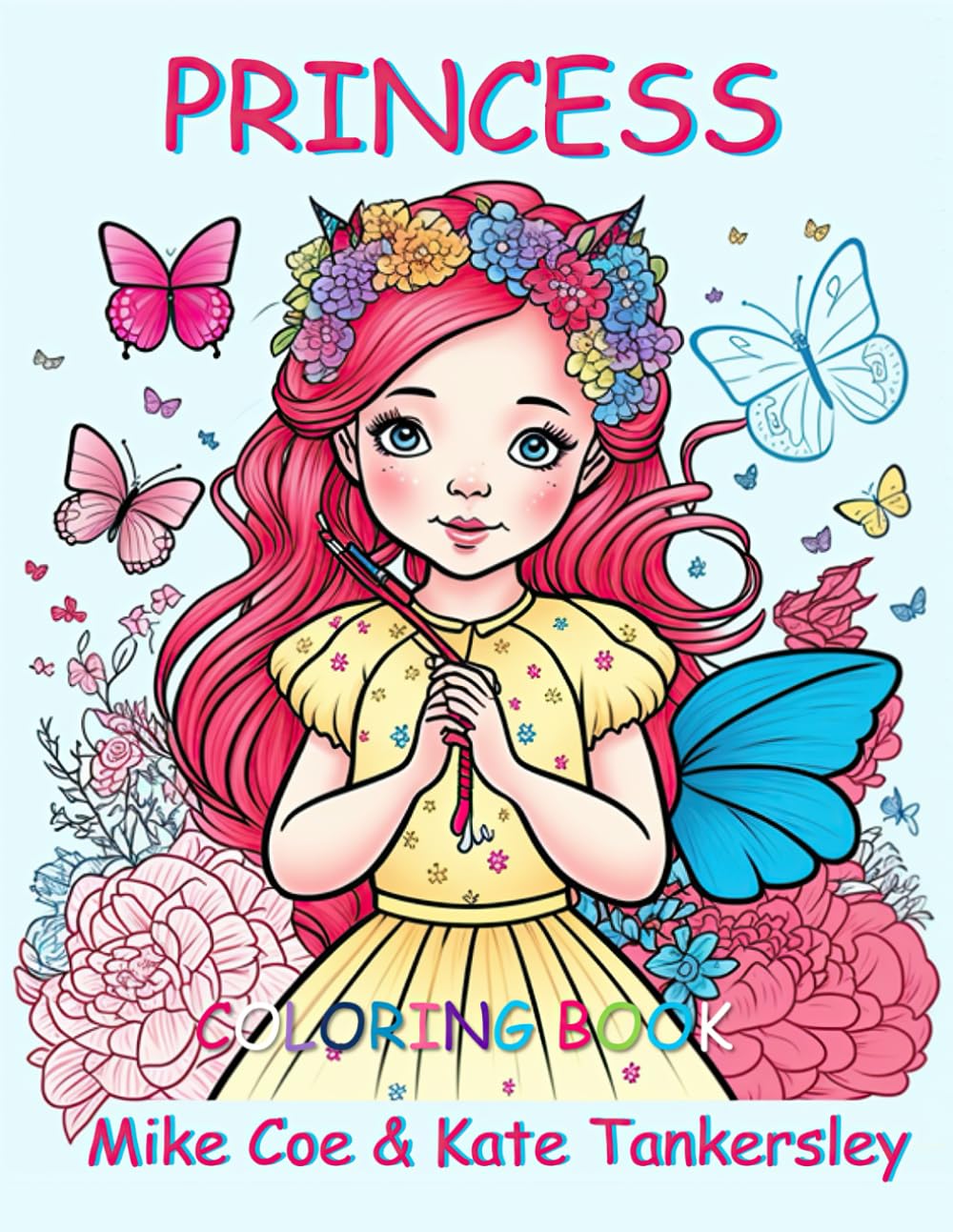 Princess - Coloring Book: Childrens Coloring Book With Over 30 Coloring Pages WoodArtSupply