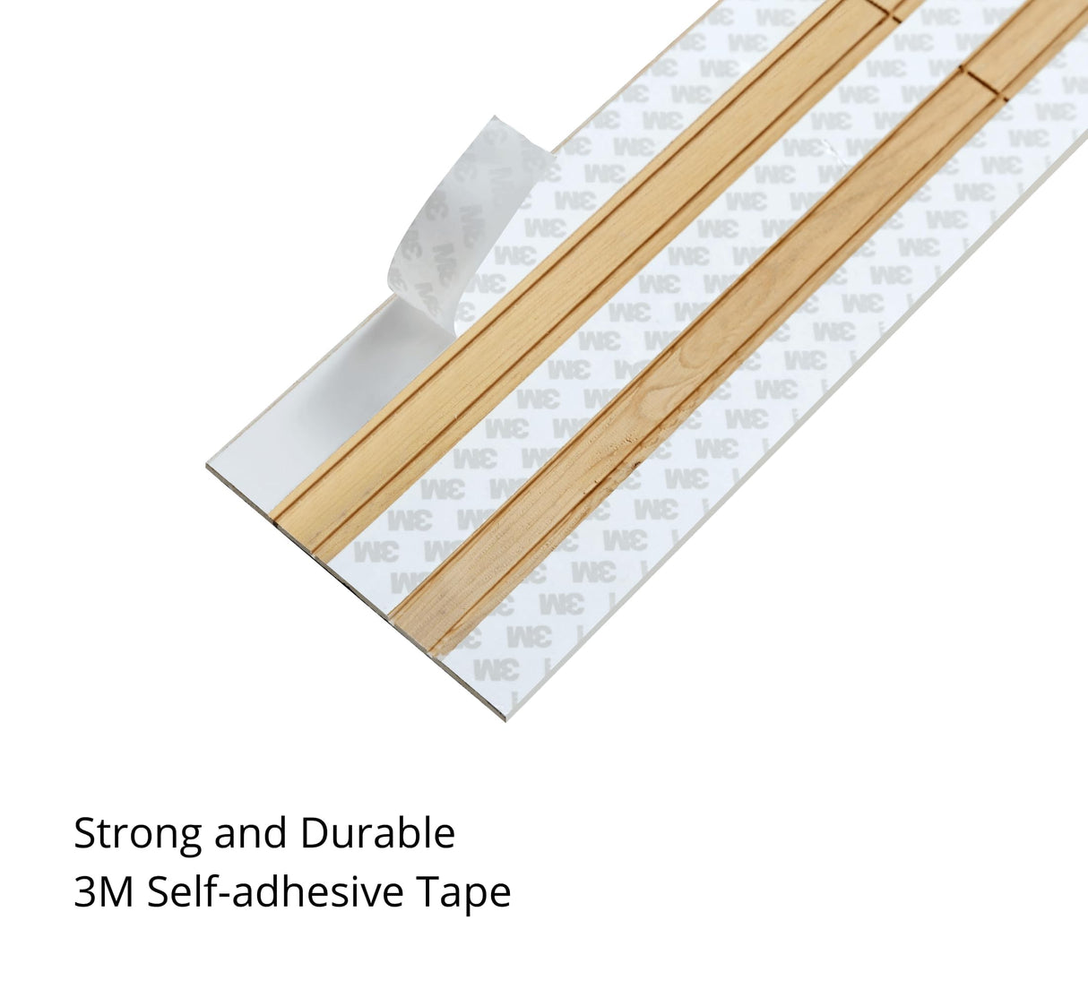 WoodyWalls Peel and Stick Wood Planks, Whitewash Shiplap Wall Panels, Real Wood Wall Panels for DIY Accent Walls & Ceilings (19.5 sq. ft. per Box) White Washed Woody Walls