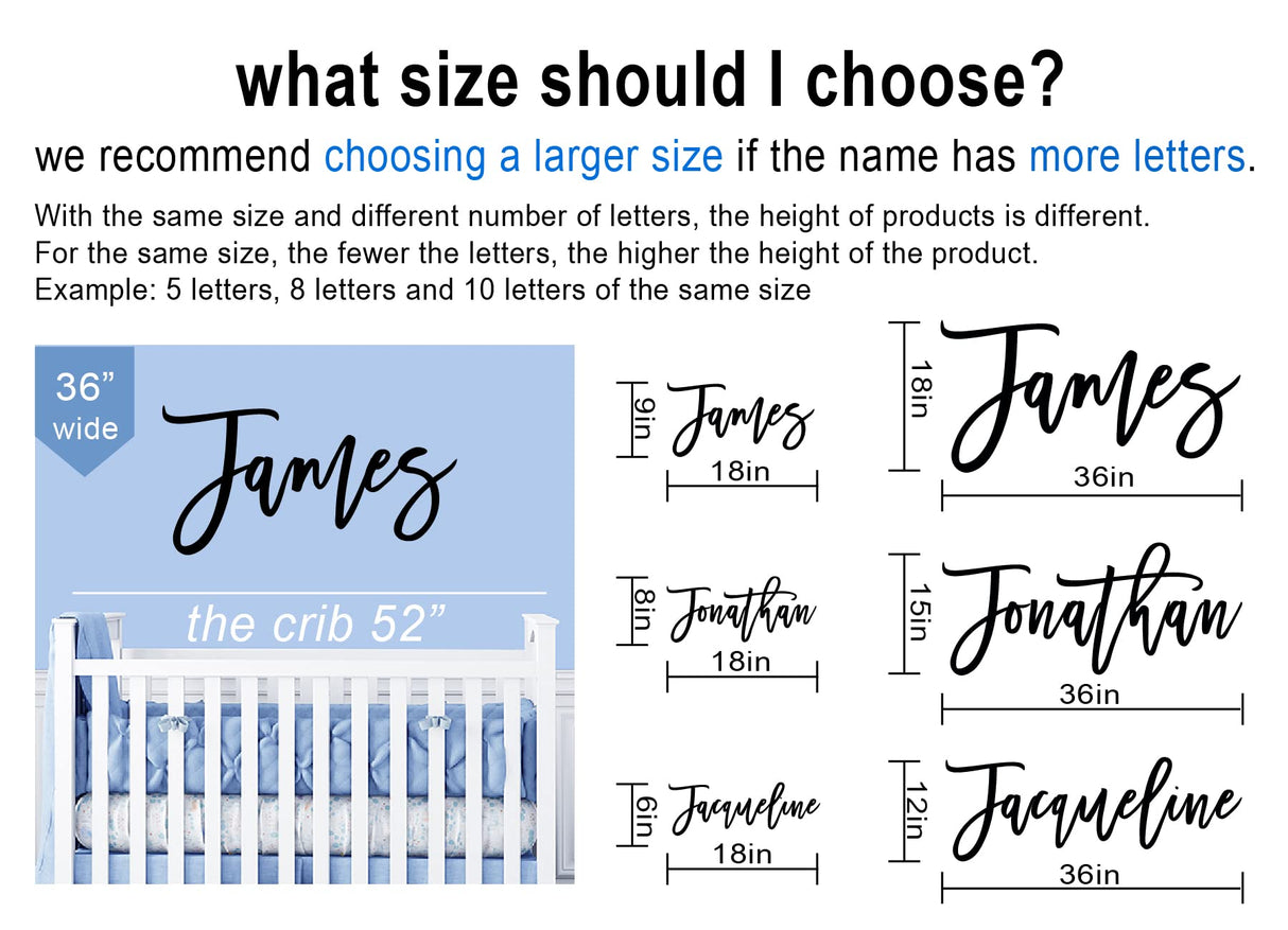 Custom Wood Name Sign, Baby Name Sign For Nursery and Wall Decor Wedding Sign, Wood Letter Nursery Decor, Name Sign for Boy or Girl, Family Name EXUNART