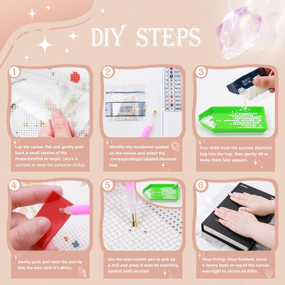 Rustic Style Diamond Art Painting Kits for Adults - Sunflowers Full RoundDrill Diamond Dots Paintings for Beginners, 5D Paint by Numbers Gem Art Painting Kits DIY Crafts Kits 12x16 Inch Asddage