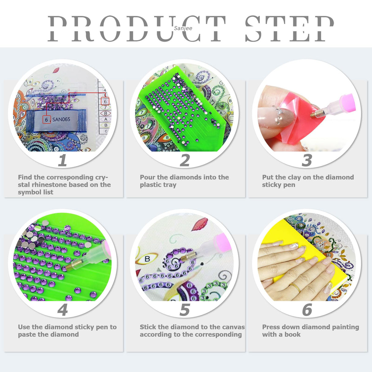 Sanjee 5D Special Shape Diamond Art Kits for Beginners, Chameleon Diamond Painting Kits for Adults, Crystal Rhinestones Diamond Painting for Home Wall Decoration Gift, 12×12inch Sanjee